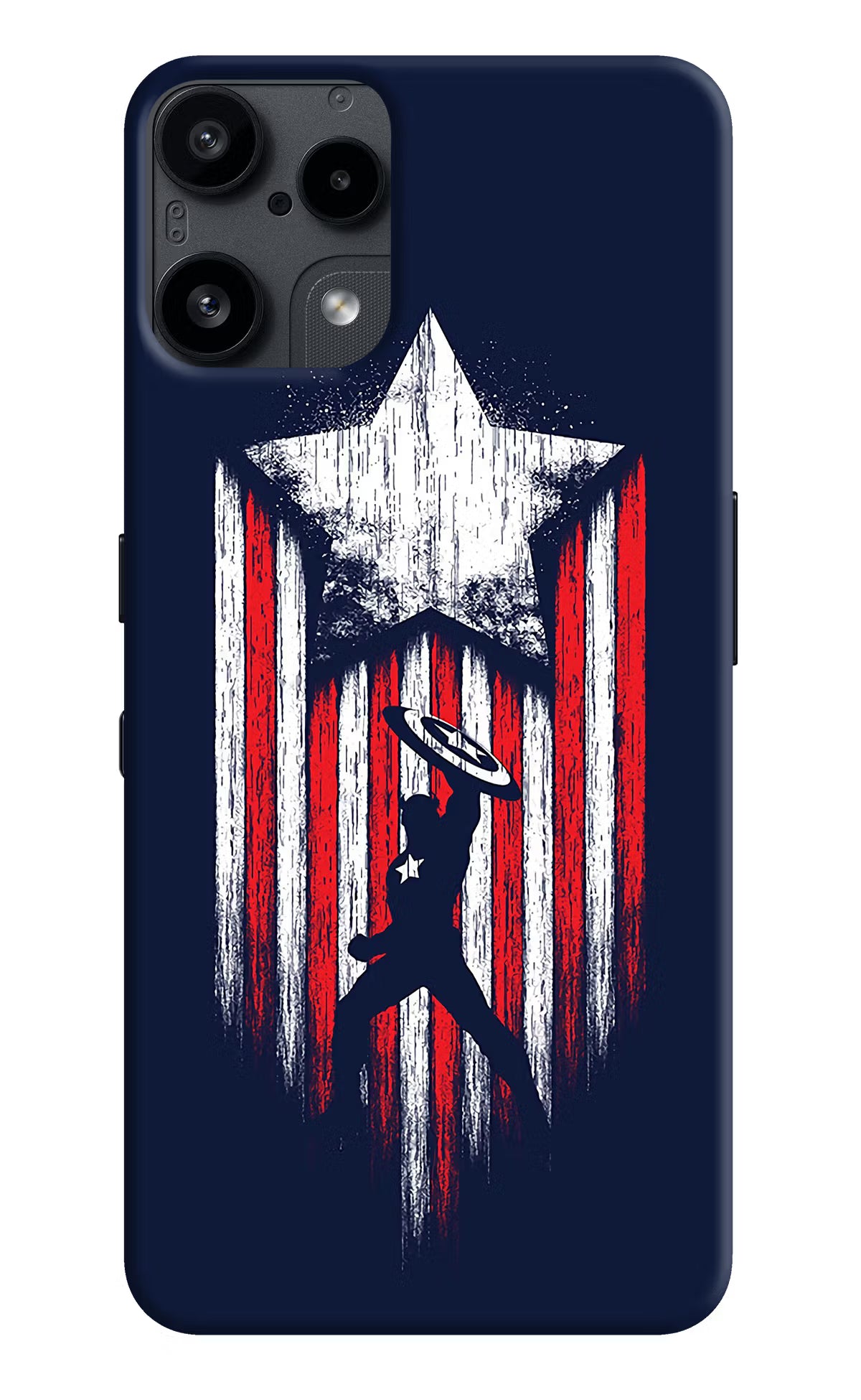 Captain America Marvel Art Nothing Phone 3A Lite Back Cover - Captain America Marvel Art Nothing Phone 3A Lite Back Cover Captain America Marvel Art Nothing Phone 3A Lite Back Cover