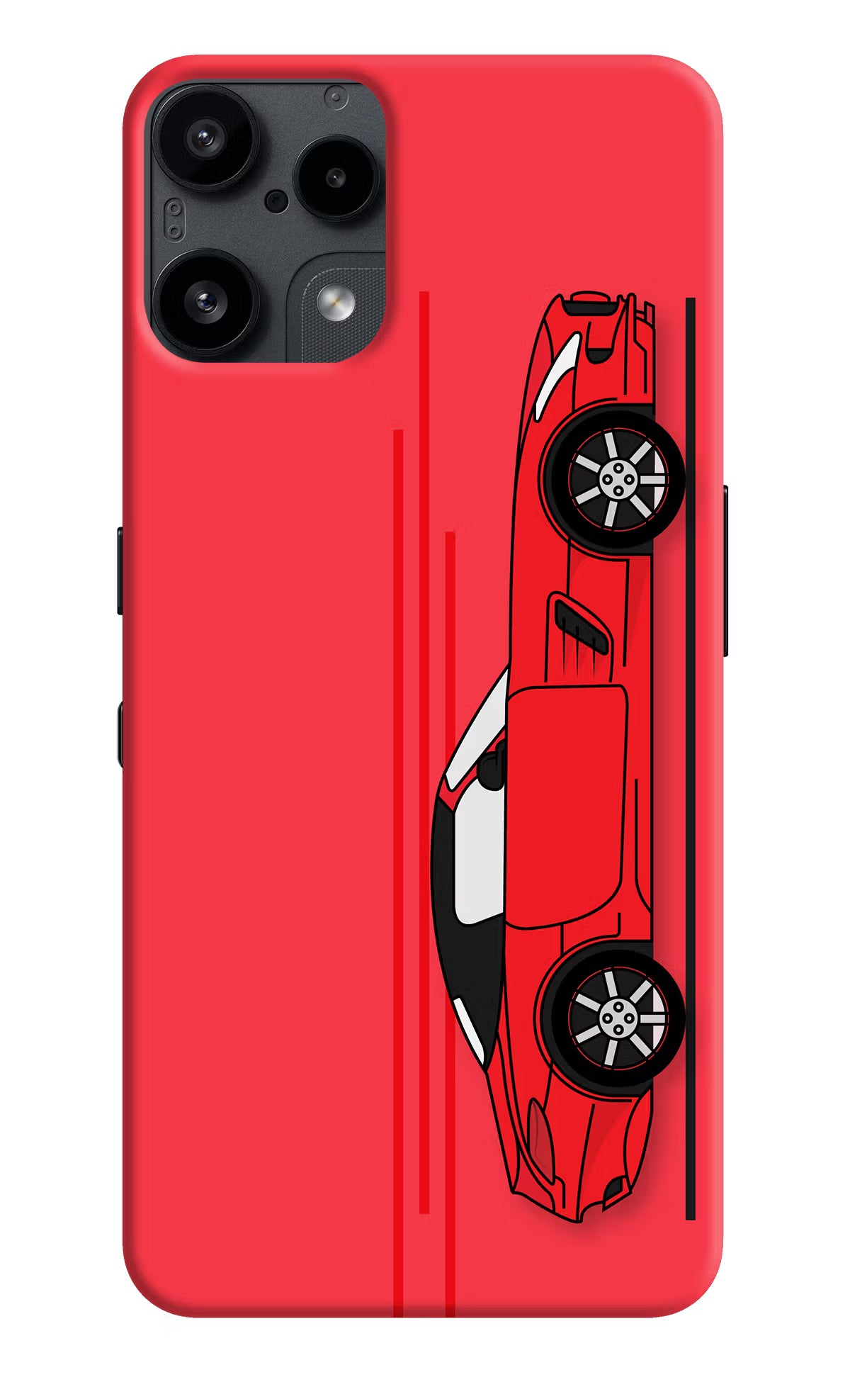 Red Velocity Nothing Phone 3A Lite Back Cover - Red Velocity Nothing Phone 3A Lite Back Cover Red Velocity Nothing Phone 3A Lite Back Cover