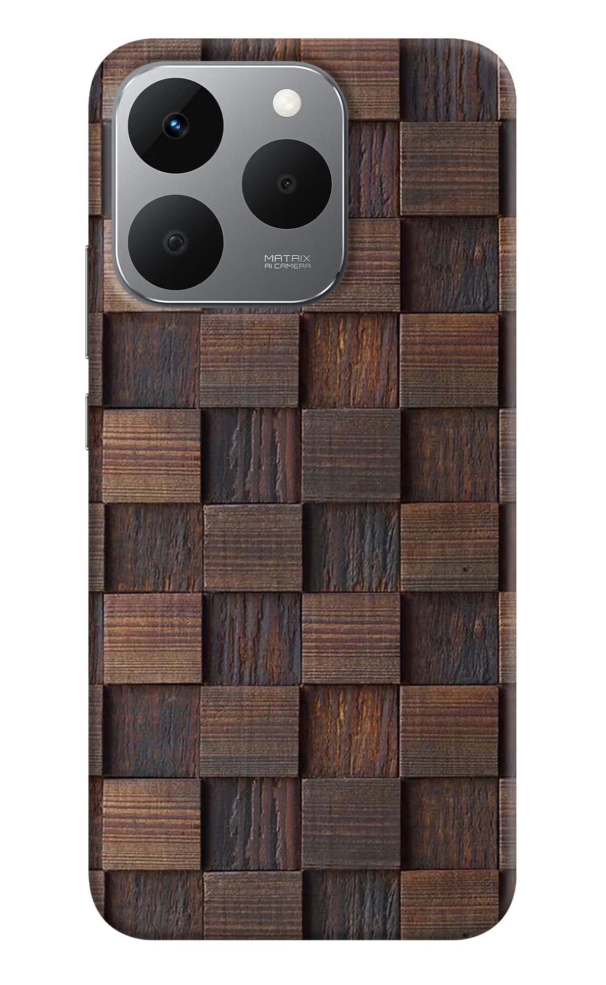 Wooden Cube Design Realme 15T 5G Back Cover - Wooden Cube Design Realme 15T 5G Back Cover Wooden Cube Design Realme 15T 5G Back Cover