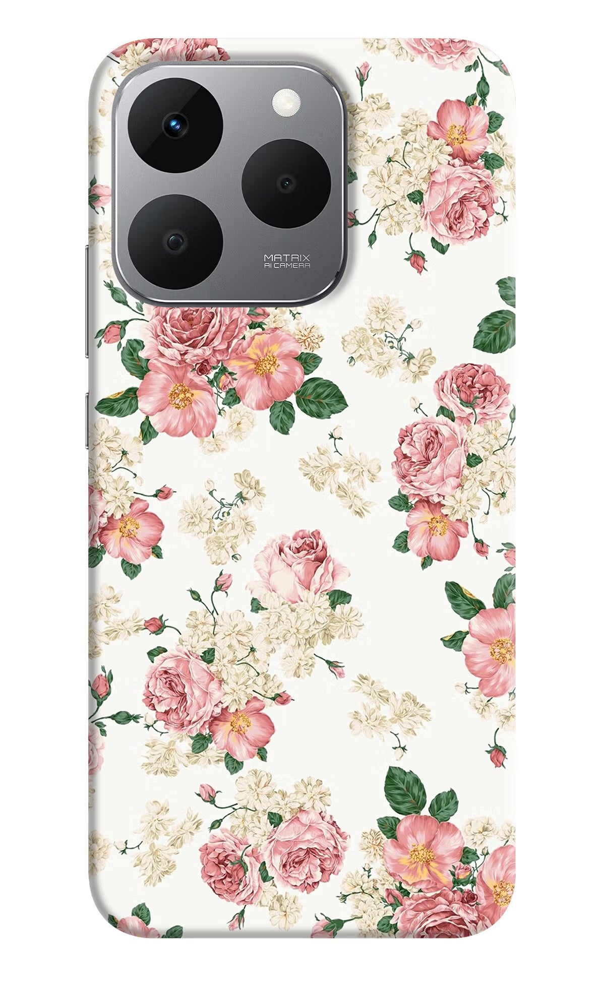 Flowers Realme 15T 5G Back Cover - Flowers Realme 15T 5G Back Cover Flowers Realme 15T 5G Back Cover