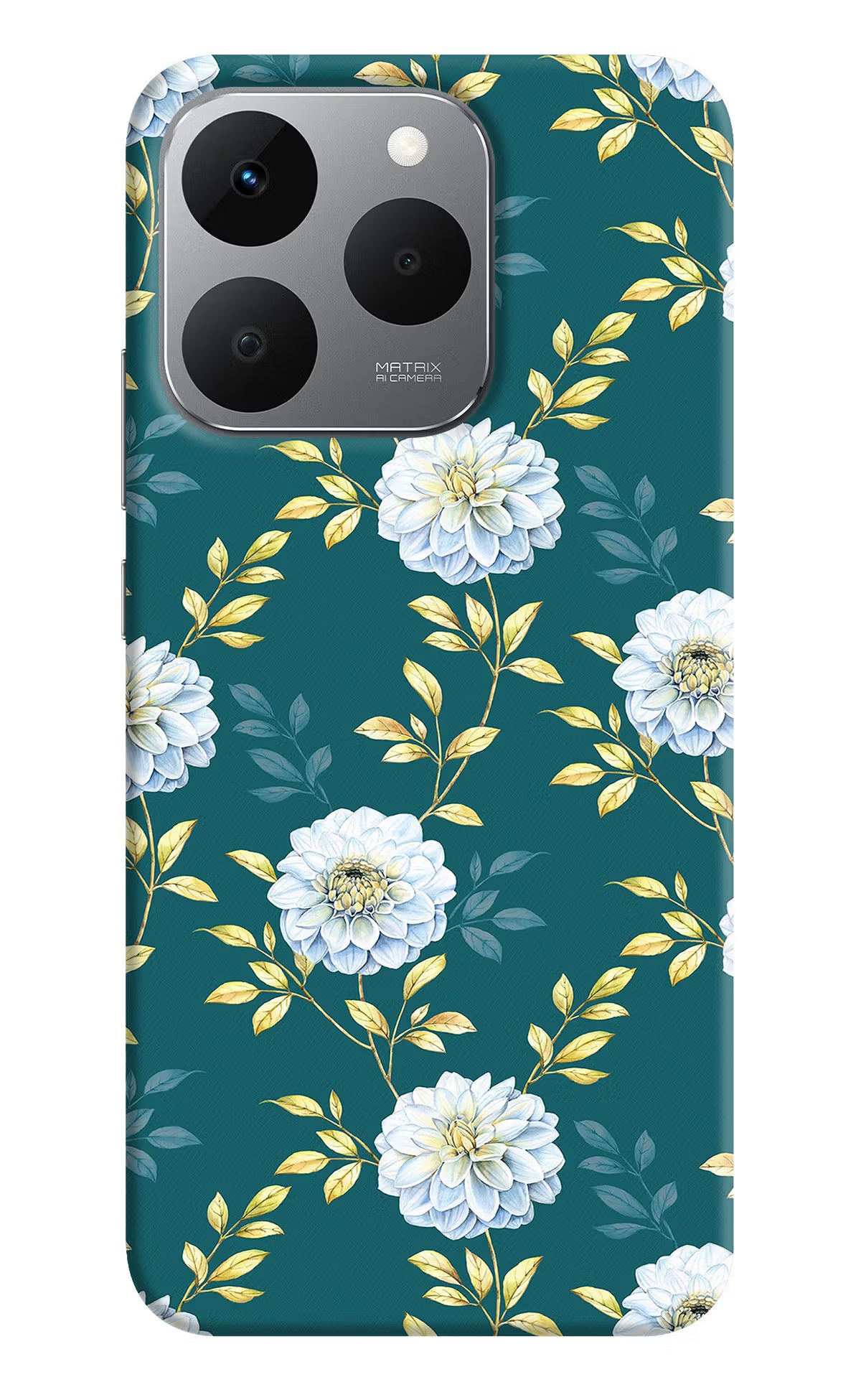 Flowers Realme 15T 5G Back Cover - Flowers Realme 15T 5G Back Cover Flowers Realme 15T 5G Back Cover