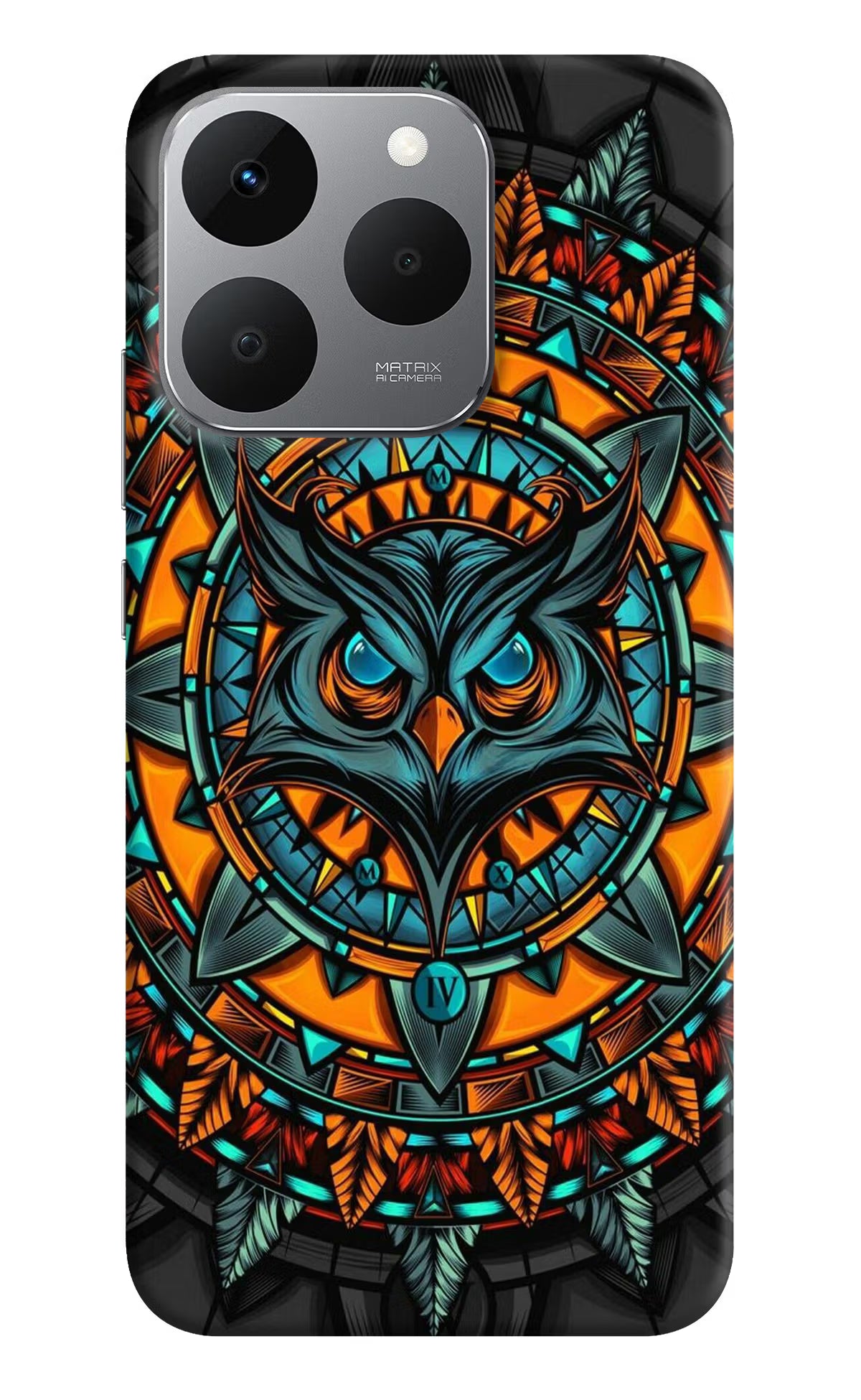Angry Owl Art Realme 15T 5G Back Cover - Angry Owl Art Realme 15T 5G Back Cover Angry Owl Art Realme 15T 5G Back Cover