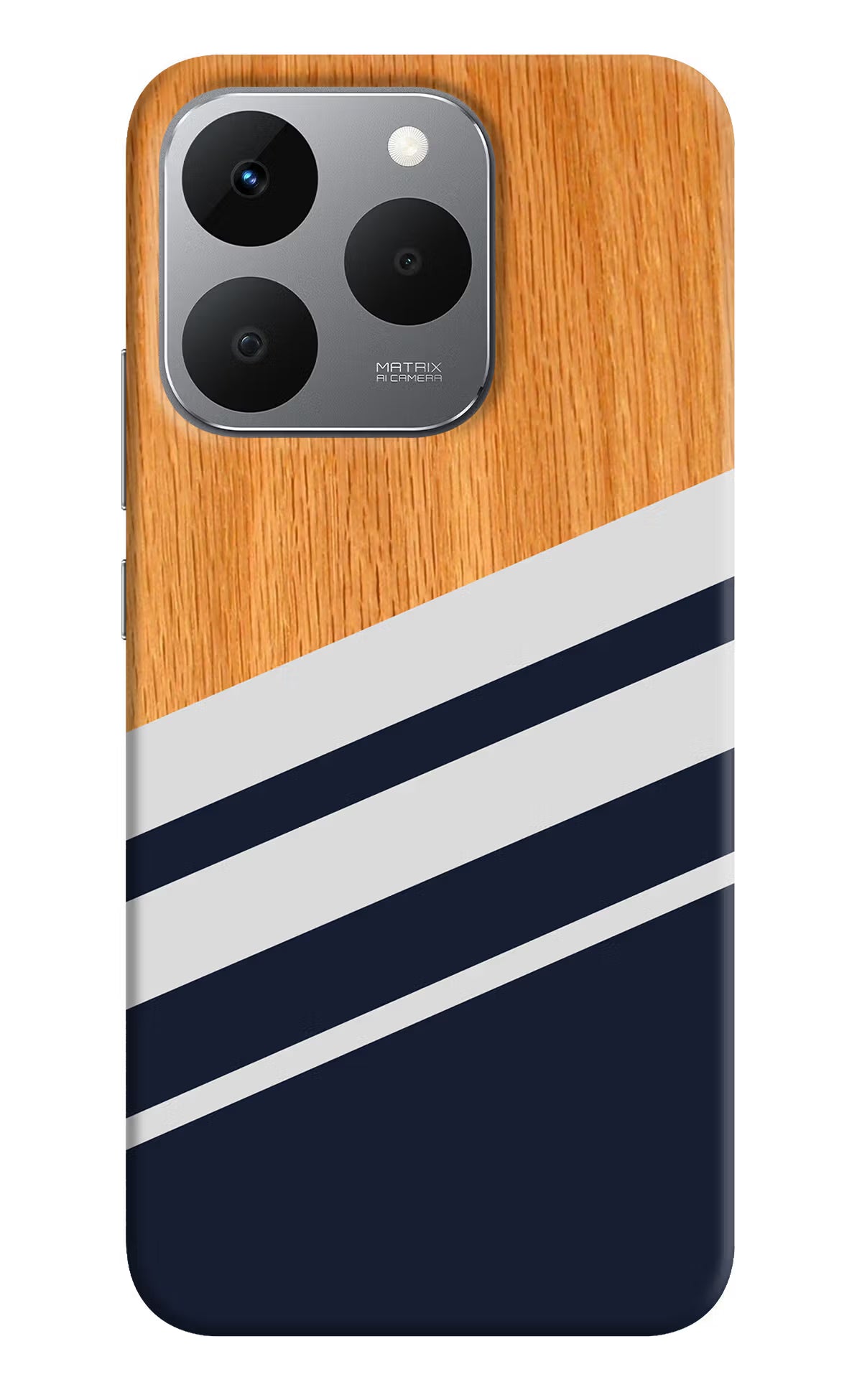 Blue and white wooden Realme 15T 5G Back Cover - Blue and white wooden Realme 15T 5G Back Cover Blue and white wooden Realme 15T 5G Back Cover