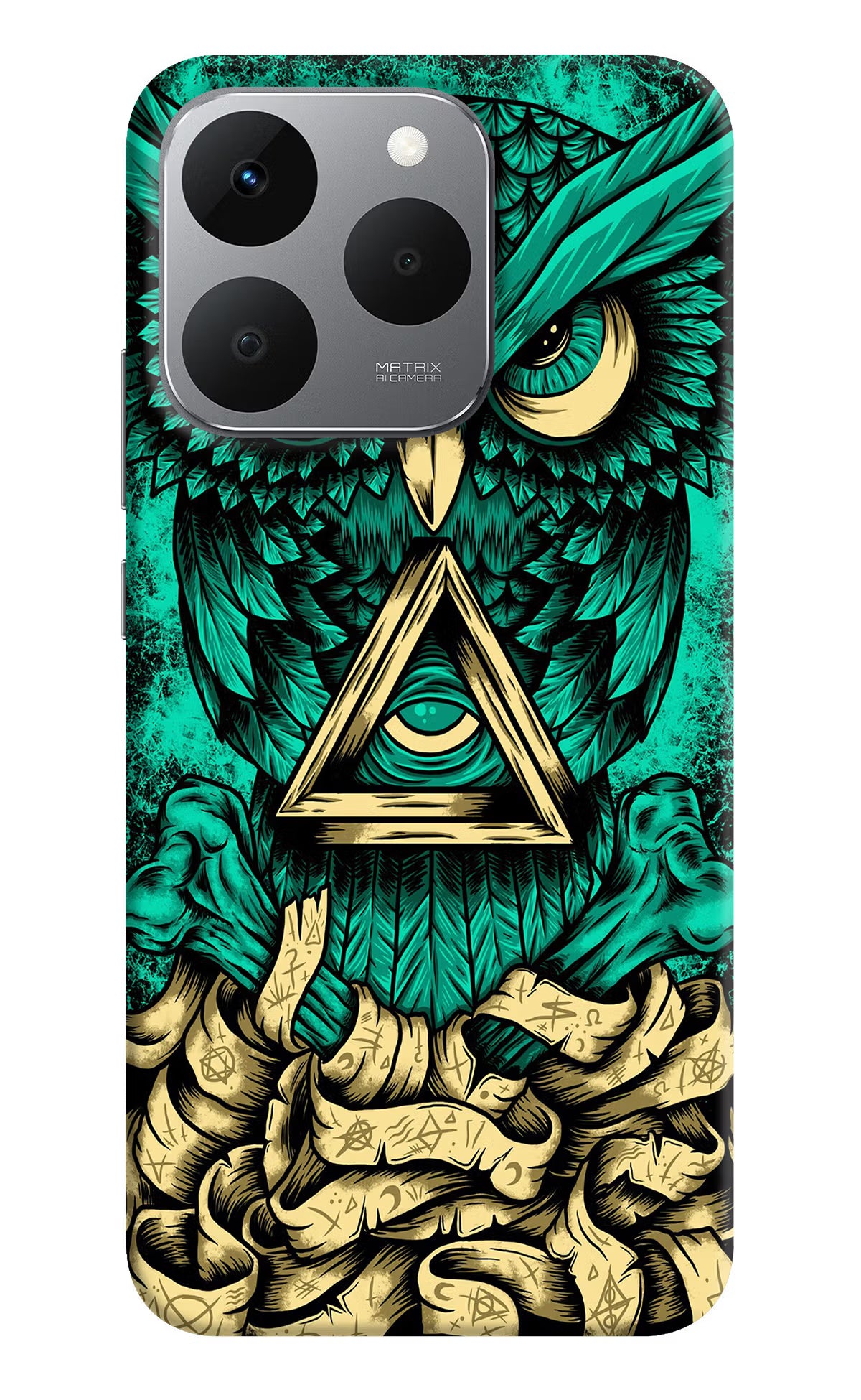 Green Owl Realme 15T 5G Back Cover - Green Owl Realme 15T 5G Back Cover Green Owl Realme 15T 5G Back Cover