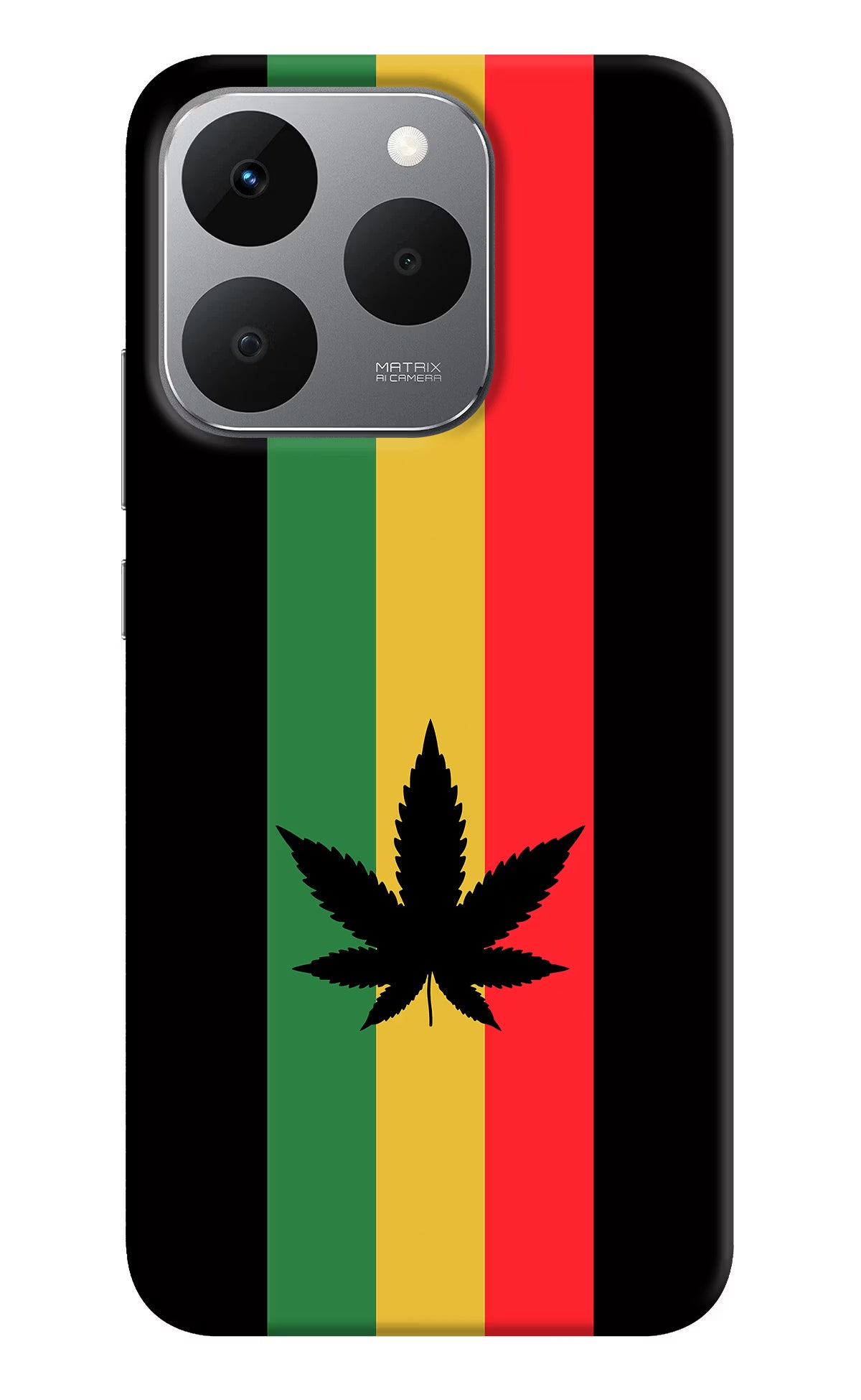Weed Flag Realme 15T 5G Back Cover - Weed Flag Realme 15T 5G Back Cover Weed Flag Realme 15T 5G Back Cover