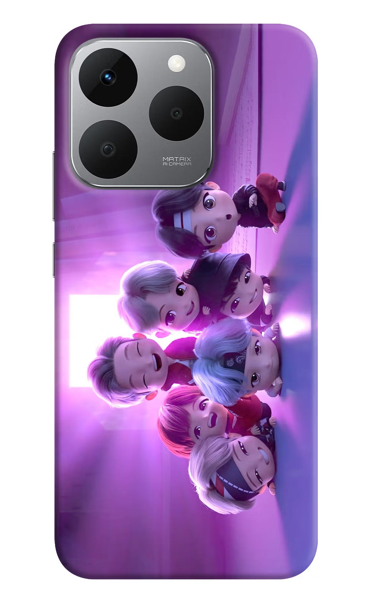 BTS Chibi Realme 15T 5G Back Cover - BTS Chibi Realme 15T 5G Back Cover BTS Chibi Realme 15T 5G Back Cover