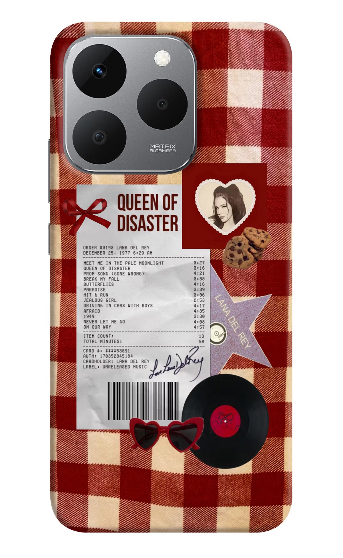 Queen of Disaster Realme 15T 5G Back Cover - Queen of Disaster Realme 15T 5G Back Cover Queen of Disaster Realme 15T 5G Back Cover
