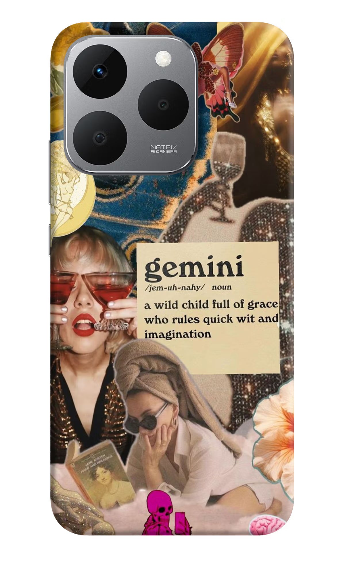 Gemini Zodiac Realme 15T 5G Back Cover - Gemini Zodiac Realme 15T 5G Back Cover Gemini Zodiac Realme 15T 5G Back Cover