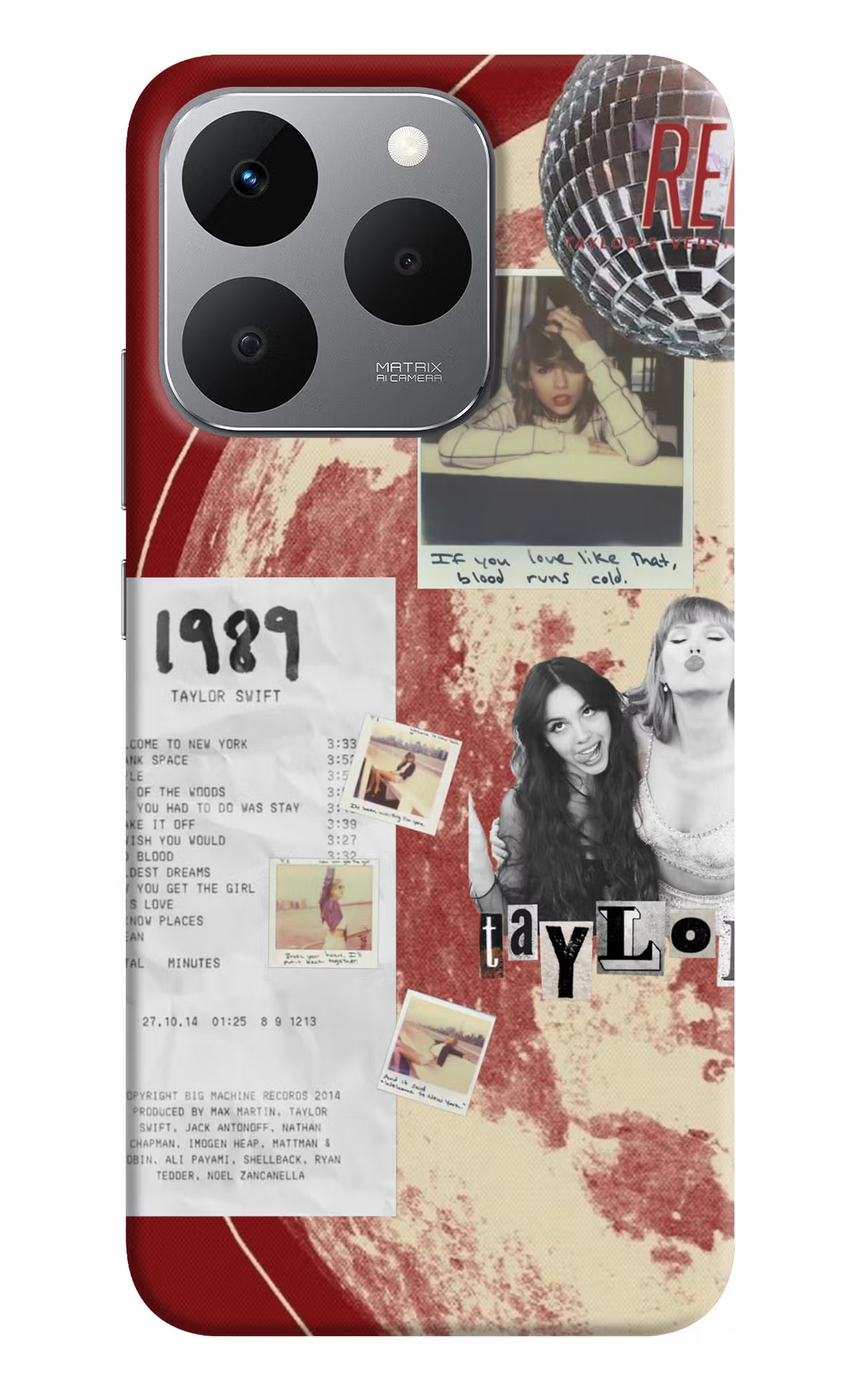 Taylor Swift Realme 15T 5G Back Cover - Taylor Swift Realme 15T 5G Hard Case Back Cover by Casekaro Taylor Swift Realme 15T 5G Hard Case Back Cover by Casekaro