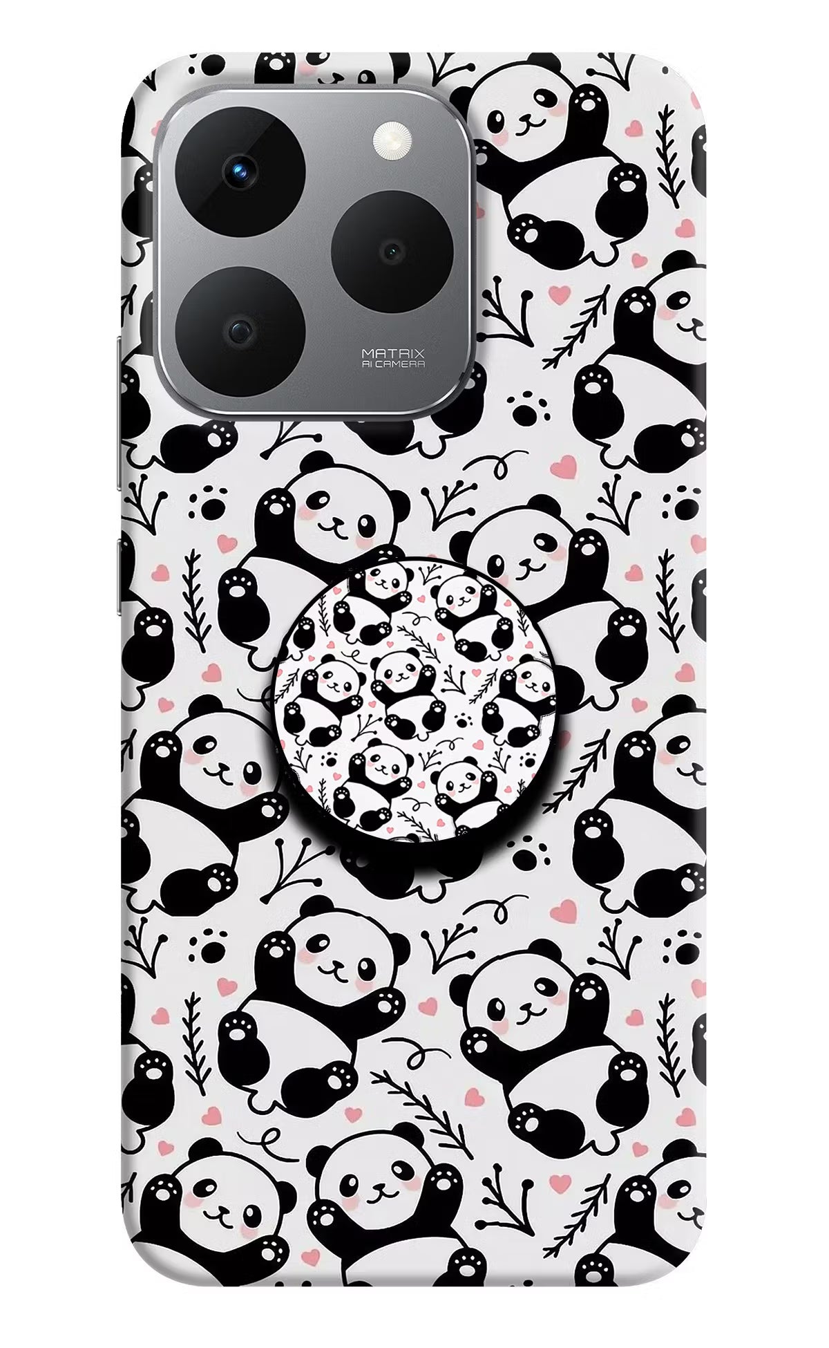 Cute Panda Realme 15T 5G Pop Case - Cute Panda Realme 15T 5G Pop Case Cute Panda Realme 15T 5G Pop Case