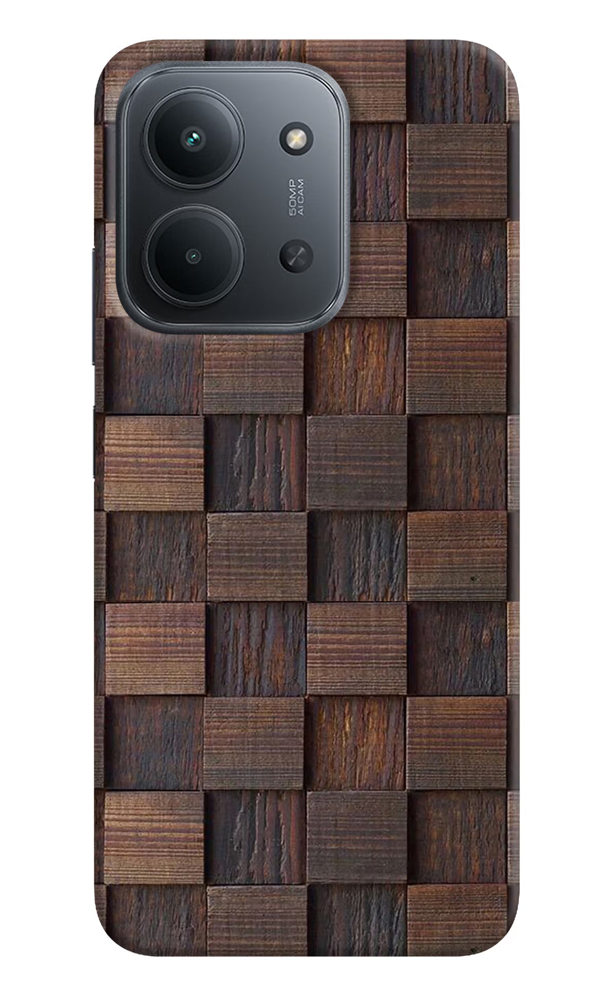 Wooden Cube Design Redmi 15C 5G Back Cover - Wooden Cube Design Redmi 15C 5G Back Cover Wooden Cube Design Redmi 15C 5G Back Cover