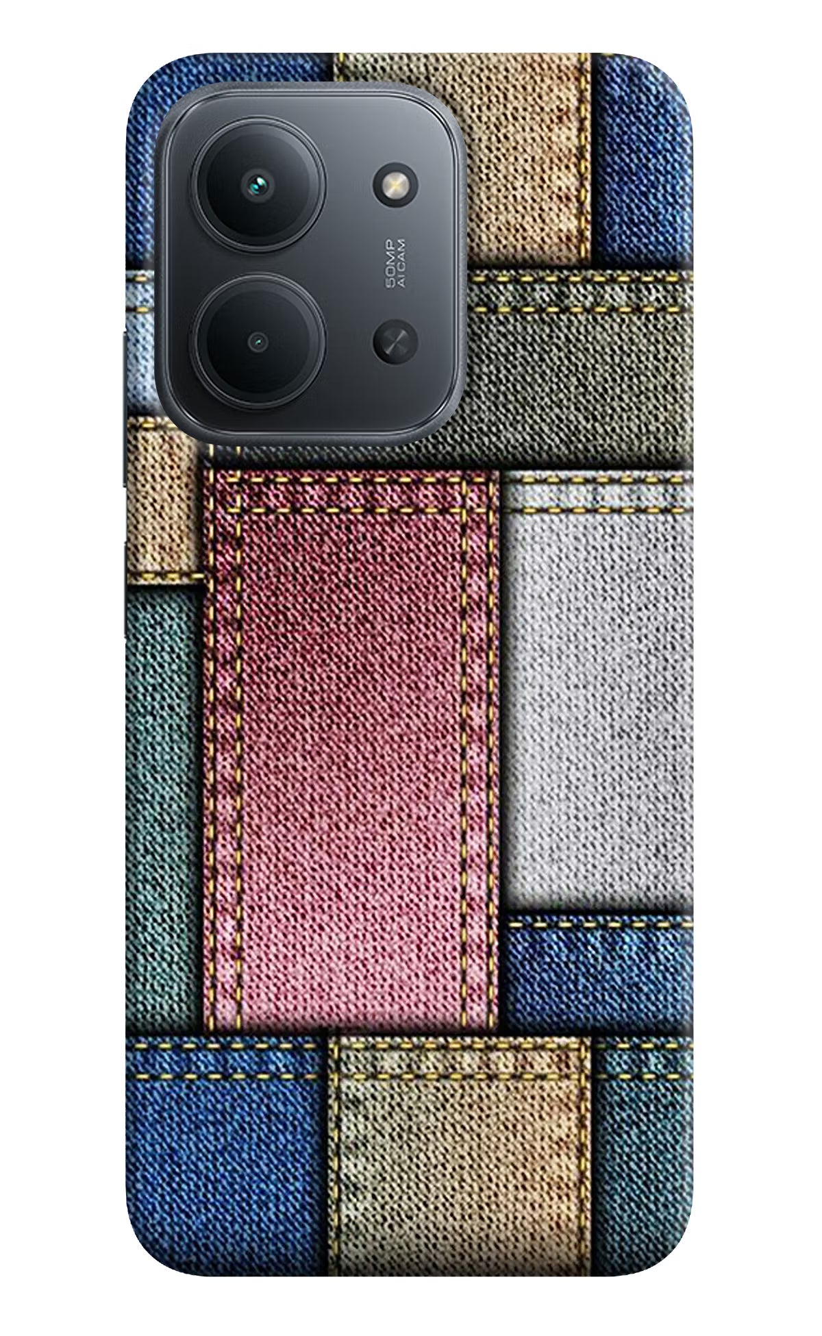 Multicolor Jeans Redmi 15C 5G Back Cover - Multicolor Jeans Redmi 15C 5G Back Cover Multicolor Jeans Redmi 15C 5G Back Cover