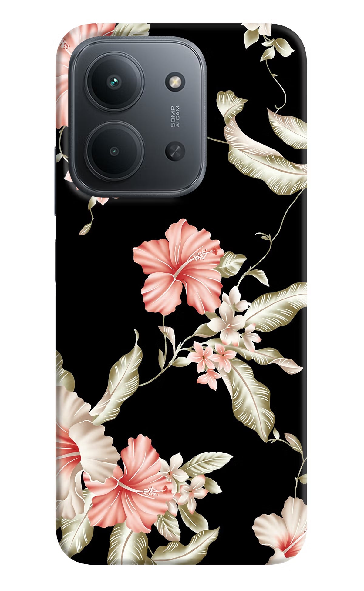 Flowers Redmi 15C 5G Back Cover - Flowers Redmi 15C 5G Back Cover Flowers Redmi 15C 5G Back Cover