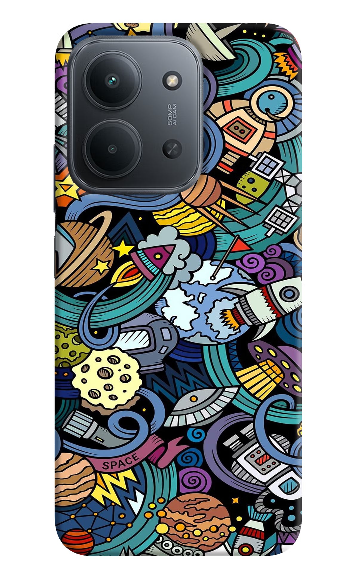 Space Abstract Redmi 15C 5G Back Cover - Space Abstract Redmi 15C 5G Back Cover Space Abstract Redmi 15C 5G Back Cover