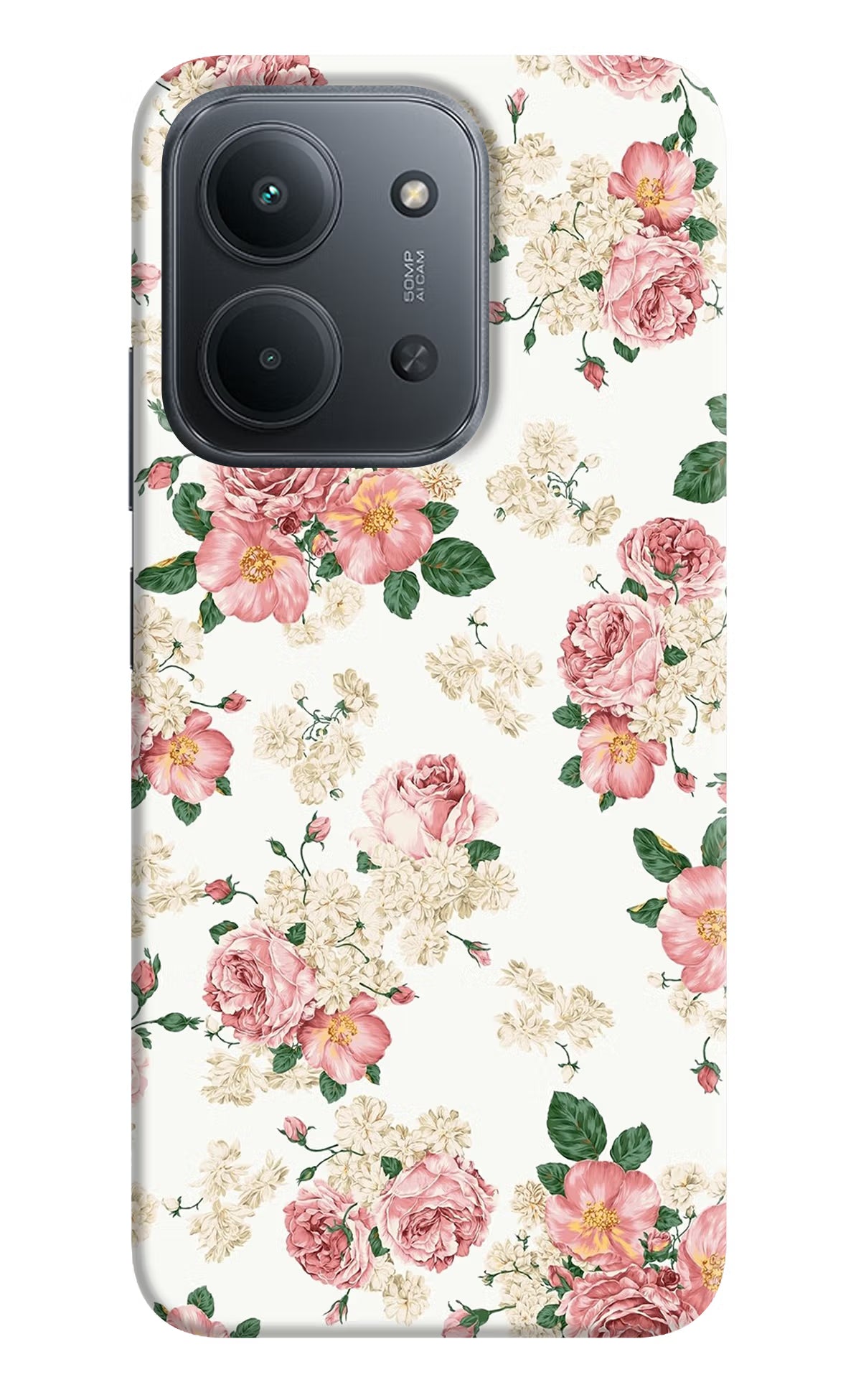 Flowers Redmi 15C 5G Back Cover - Flowers Redmi 15C 5G Back Cover Flowers Redmi 15C 5G Back Cover