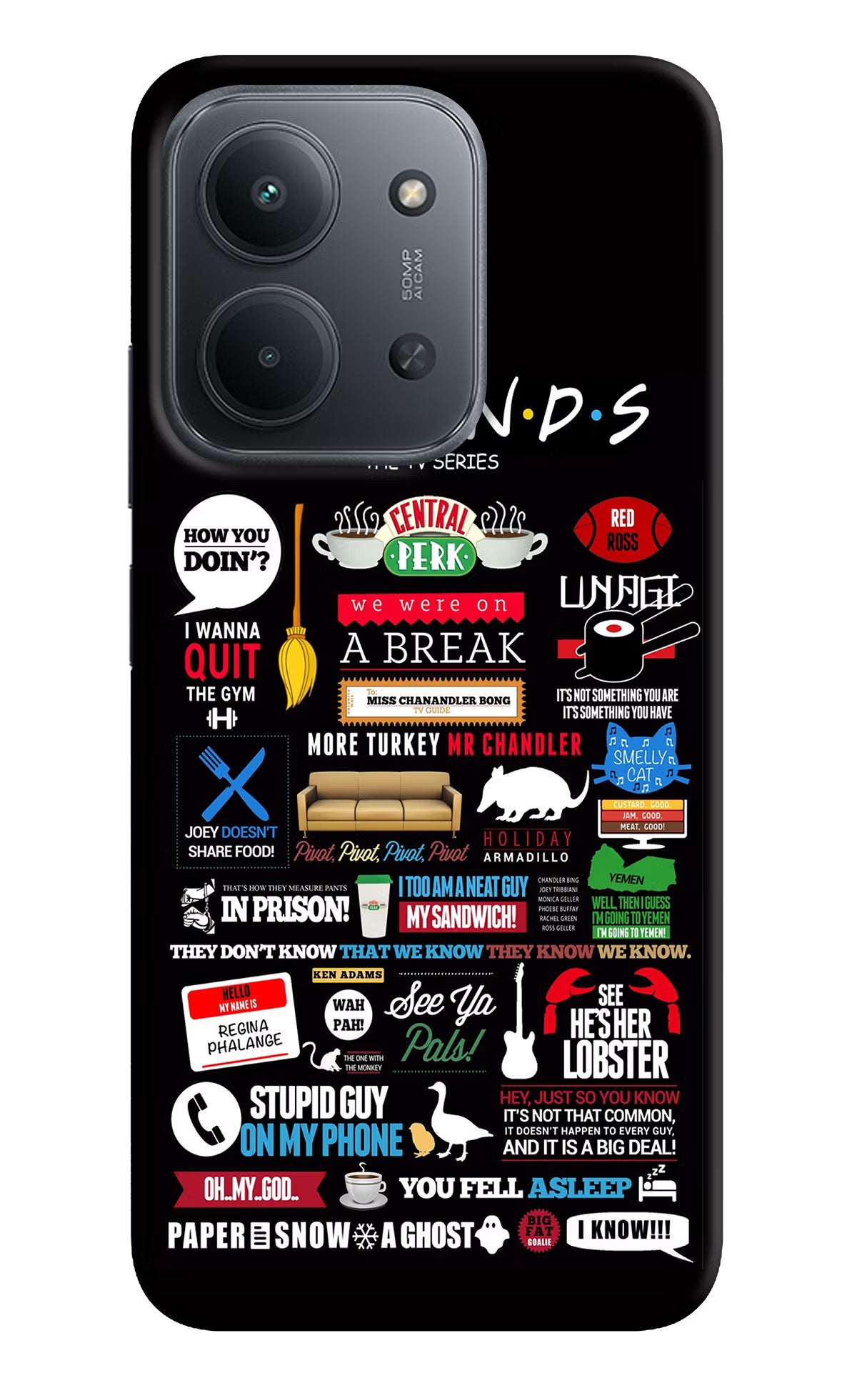 FRIENDS Redmi 15C 5G Back Cover - FRIENDS Redmi 15C 5G Back Cover FRIENDS Redmi 15C 5G Back Cover