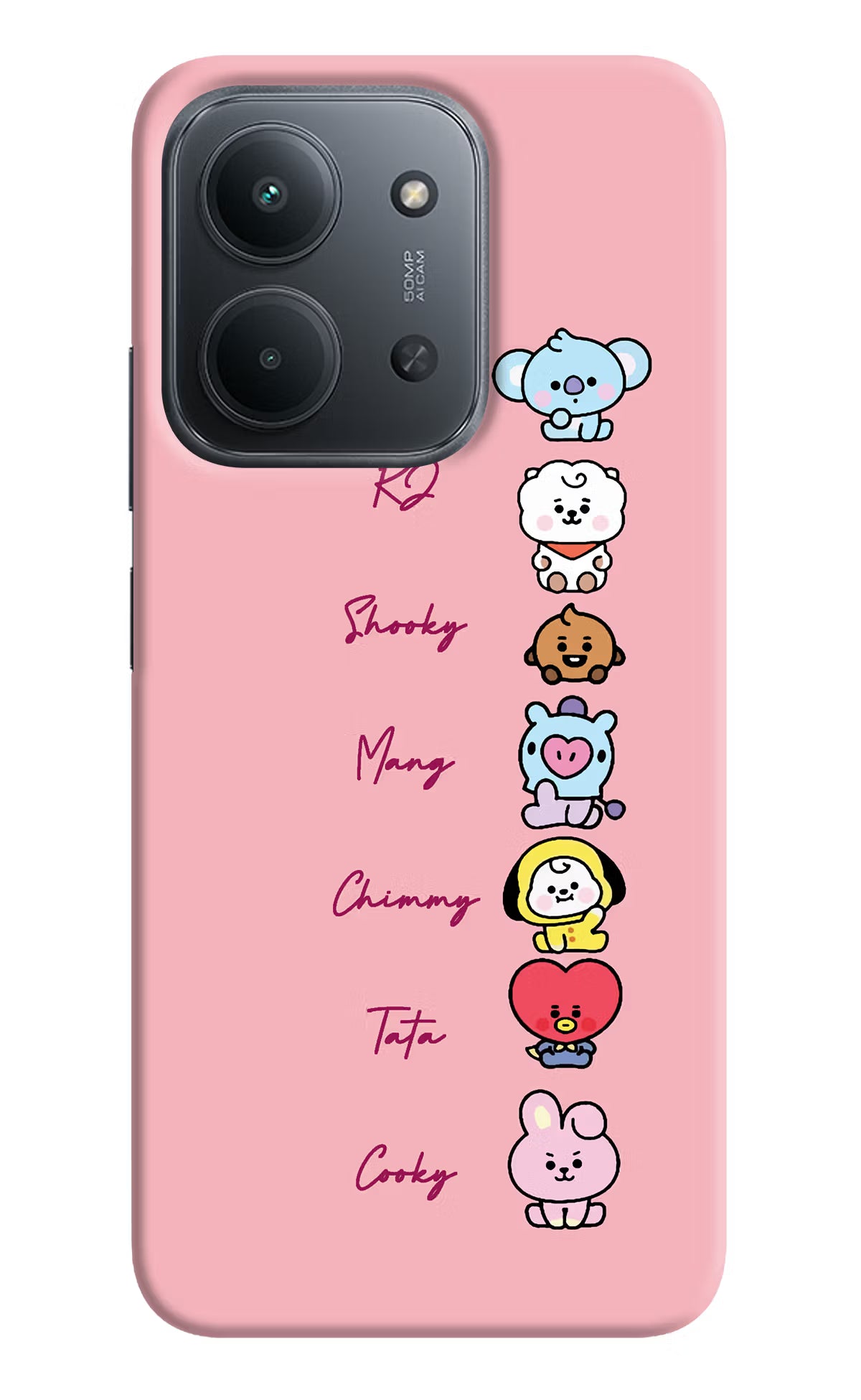 BTS names Redmi 15C 5G Back Cover - BTS names Redmi 15C 5G Back Cover BTS names Redmi 15C 5G Back Cover