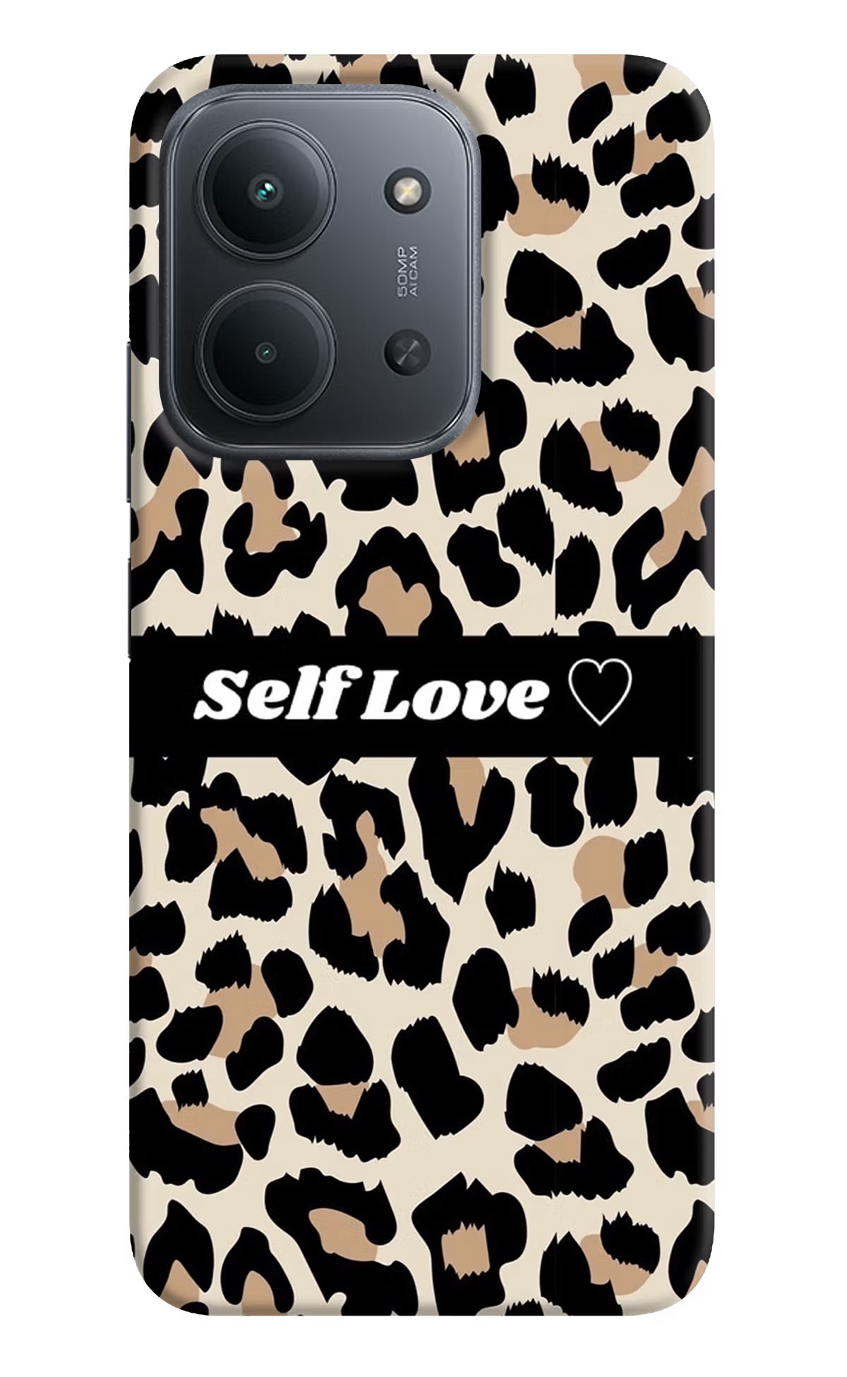 Leopard Print Self Love Redmi 15C 5G Back Cover - Leopard Print Self Love Redmi 15C 5G Back Cover Leopard Print Self Love Redmi 15C 5G Back Cover
