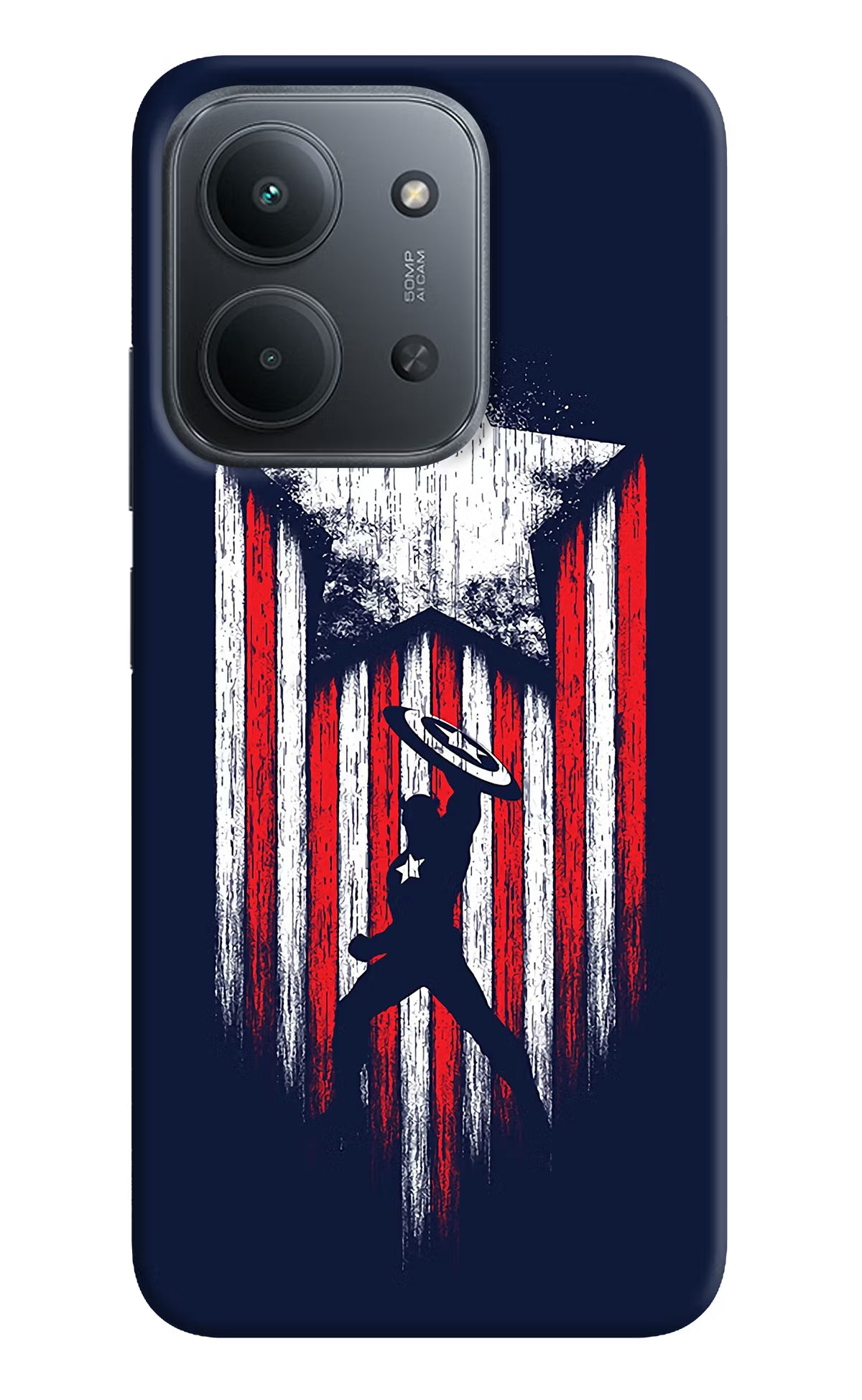 Captain America Marvel Art Redmi 15C 5G Back Cover - Captain America Marvel Art Redmi 15C 5G Back Cover Captain America Marvel Art Redmi 15C 5G Back Cover