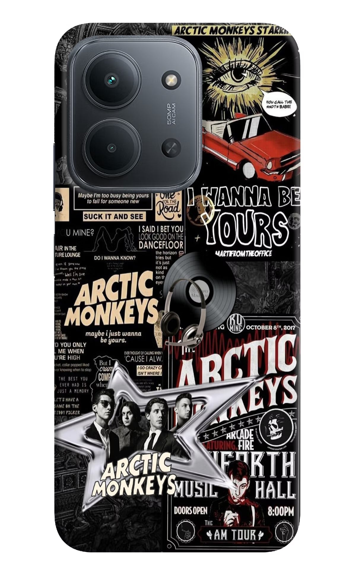 Arctic Monkeys Redmi 15C 5G Back Cover - Arctic Monkeys Redmi 15C 5G Back Cover Arctic Monkeys Redmi 15C 5G Back Cover