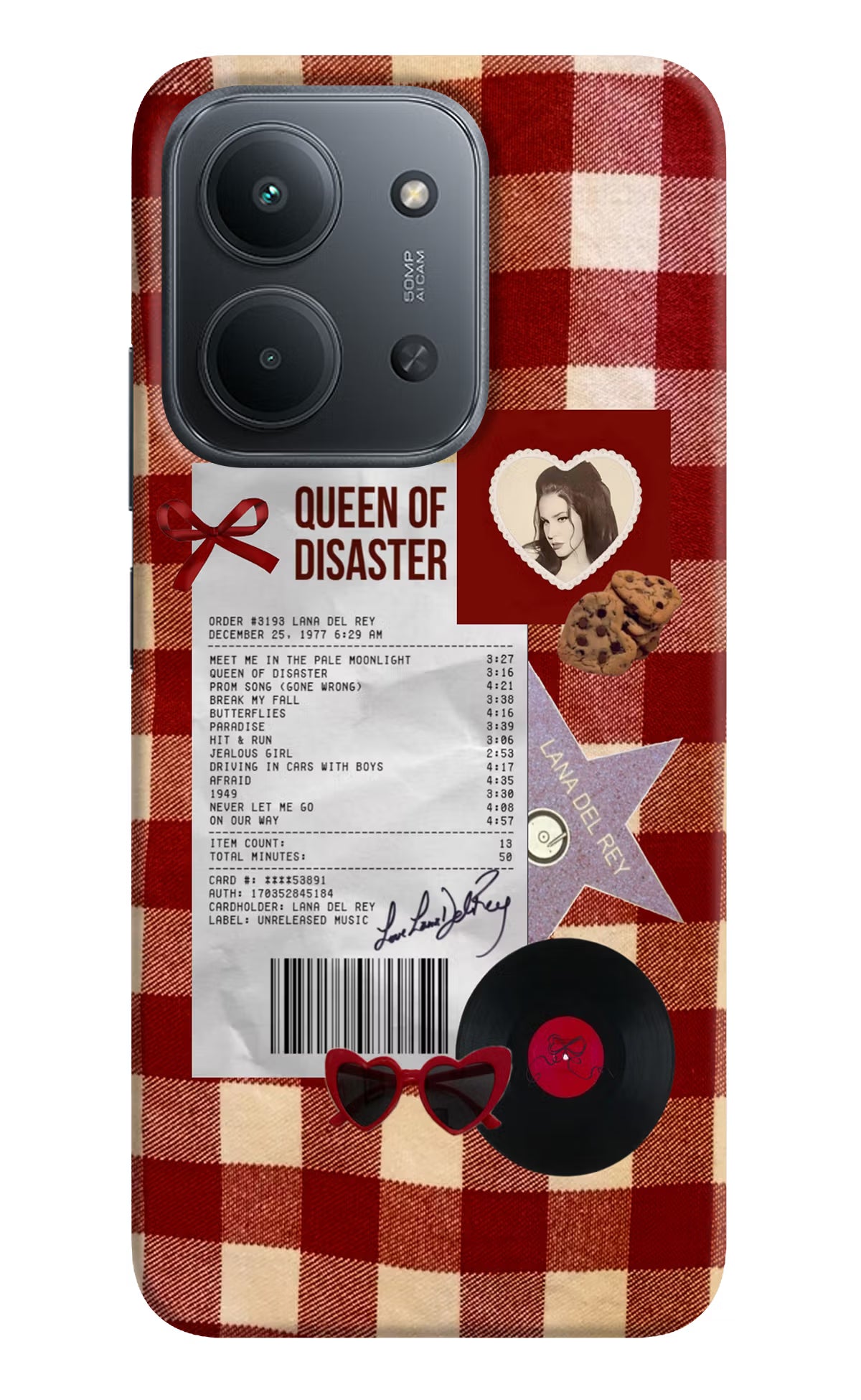 Queen of Disaster Redmi 15C 5G Back Cover - Queen of Disaster Redmi 15C 5G Back Cover Queen of Disaster Redmi 15C 5G Back Cover
