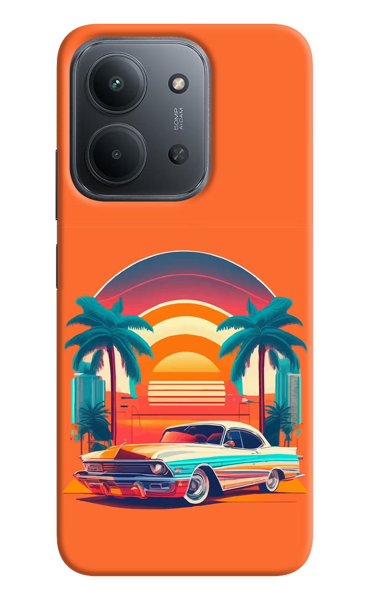 Palm Drive 80s Redmi 15C 5G Back Cover - Palm Drive 80s Redmi 15C 5G Back Cover Palm Drive 80s Redmi 15C 5G Back Cover
