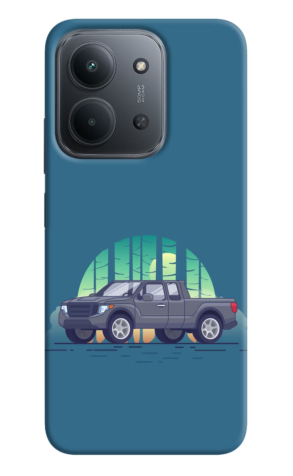 Retro Garage Vibe Redmi 15C 5G Back Cover - Retro Garage Vibe Redmi 15C 5G Back Cover Retro Garage Vibe Redmi 15C 5G Back Cover
