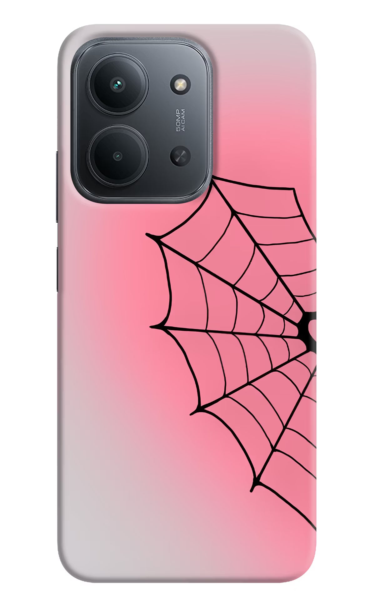 Pink Web Redmi 15C 5G Back Cover - Pink Web Redmi 15C 5G Back Cover Pink Web Redmi 15C 5G Back Cover