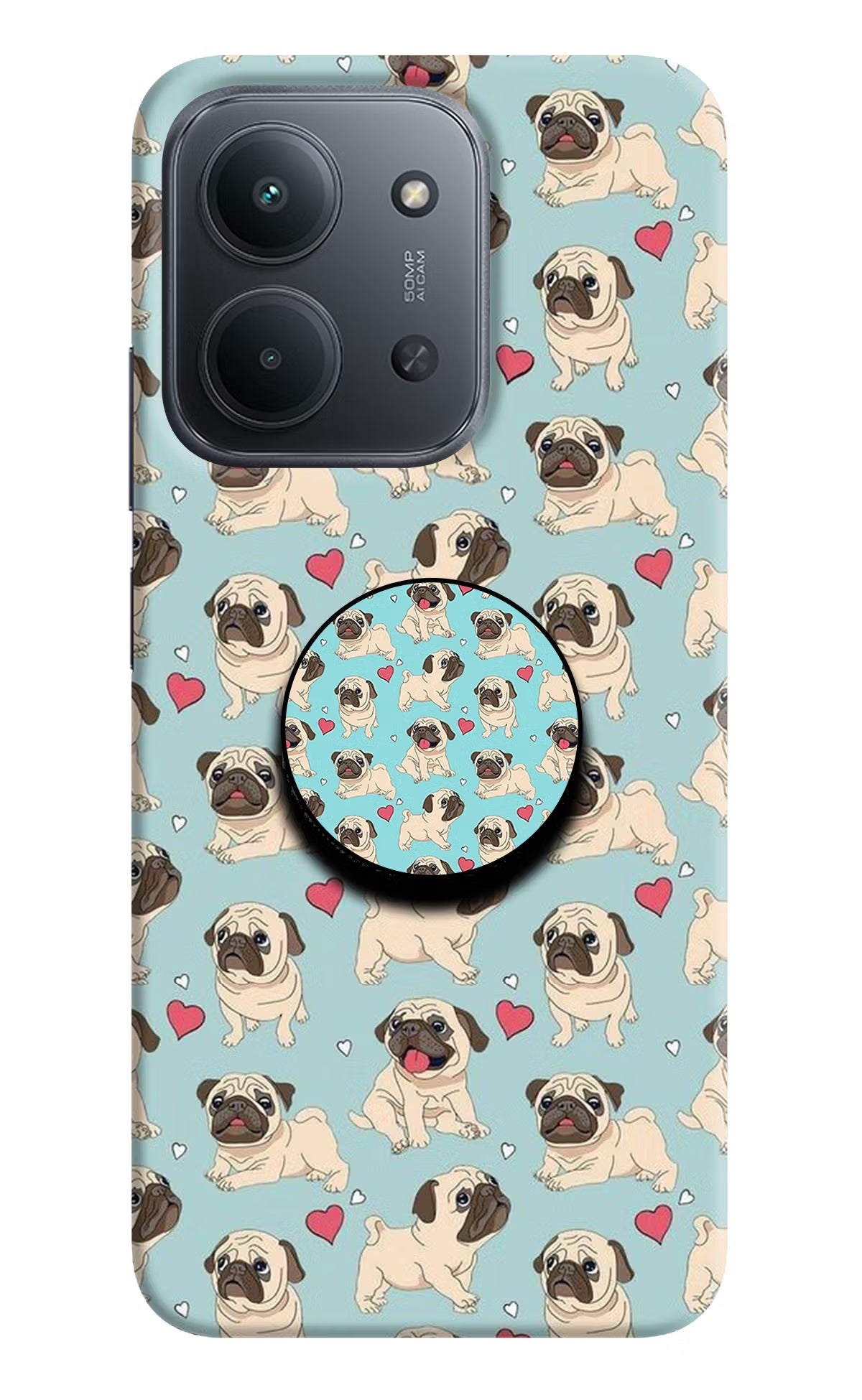 Pug Dog Redmi 15C 5G Pop Case - Pug Dog Redmi 15C 5G Pop Case Pug Dog Redmi 15C 5G Pop Case