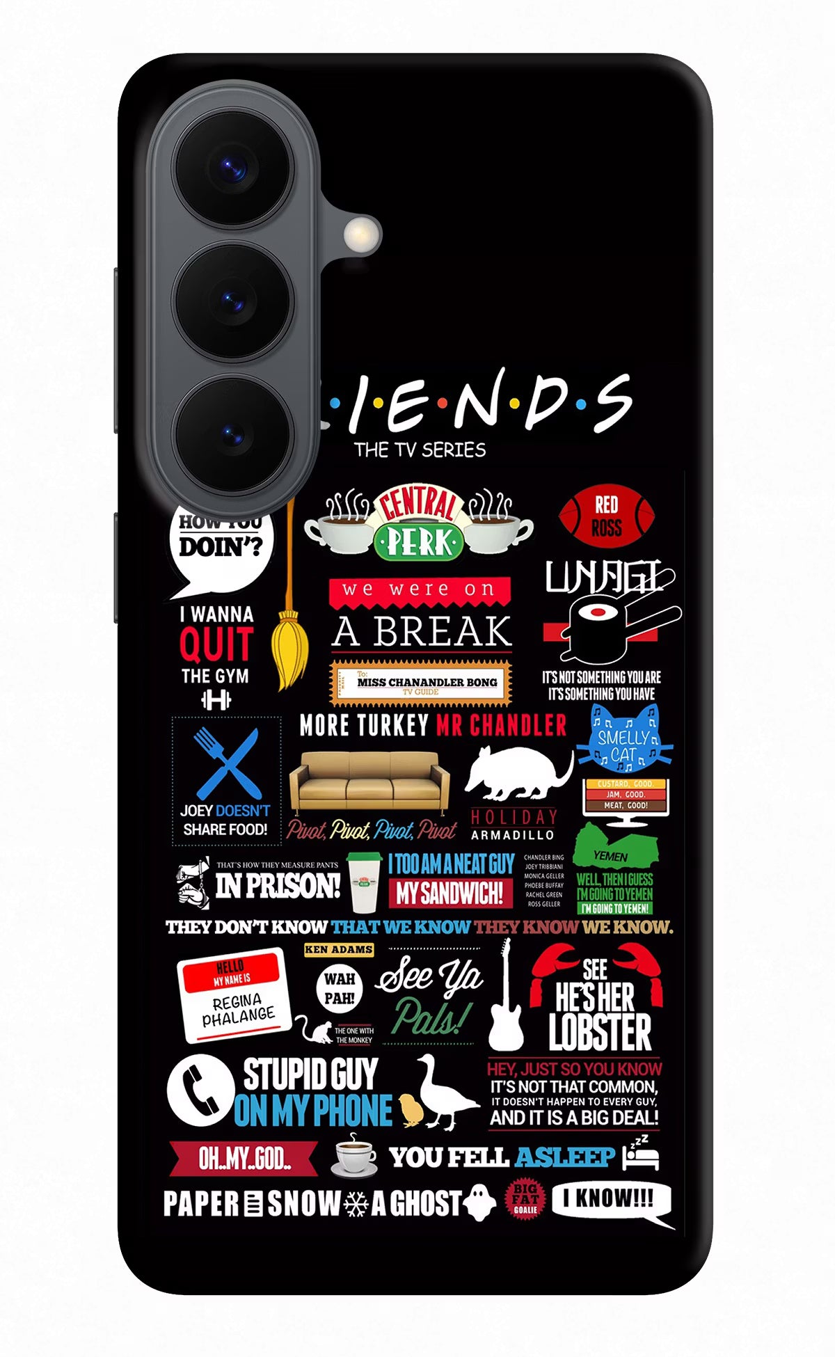 FRIENDS Samsung S26 Back Cover - FRIENDS Samsung S26 Back Cover FRIENDS Samsung S26 Back Cover