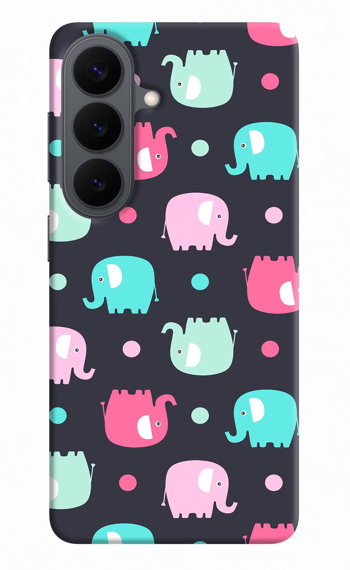 Elephants Samsung S26 Back Cover - Elephants Samsung S26 Back Cover Elephants Samsung S26 Back Cover