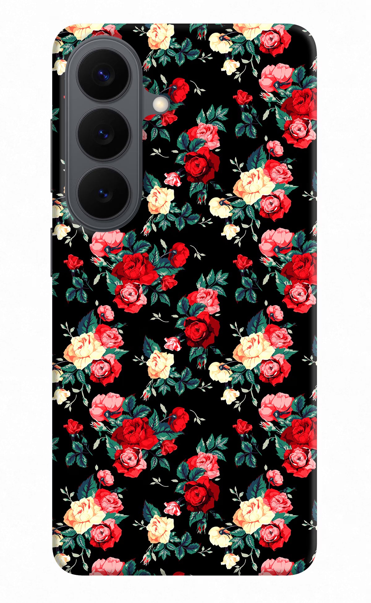 Rose Pattern Samsung S26 Back Cover - Rose Pattern Samsung S26 Back Cover Rose Pattern Samsung S26 Back Cover