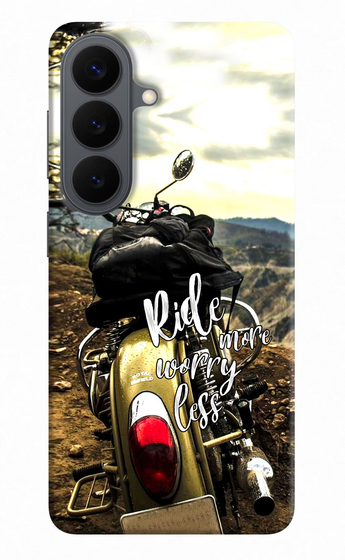 Ride More Worry Less Samsung S26 Back Cover - Ride More Worry Less Samsung S26 Back Cover Ride More Worry Less Samsung S26 Back Cover