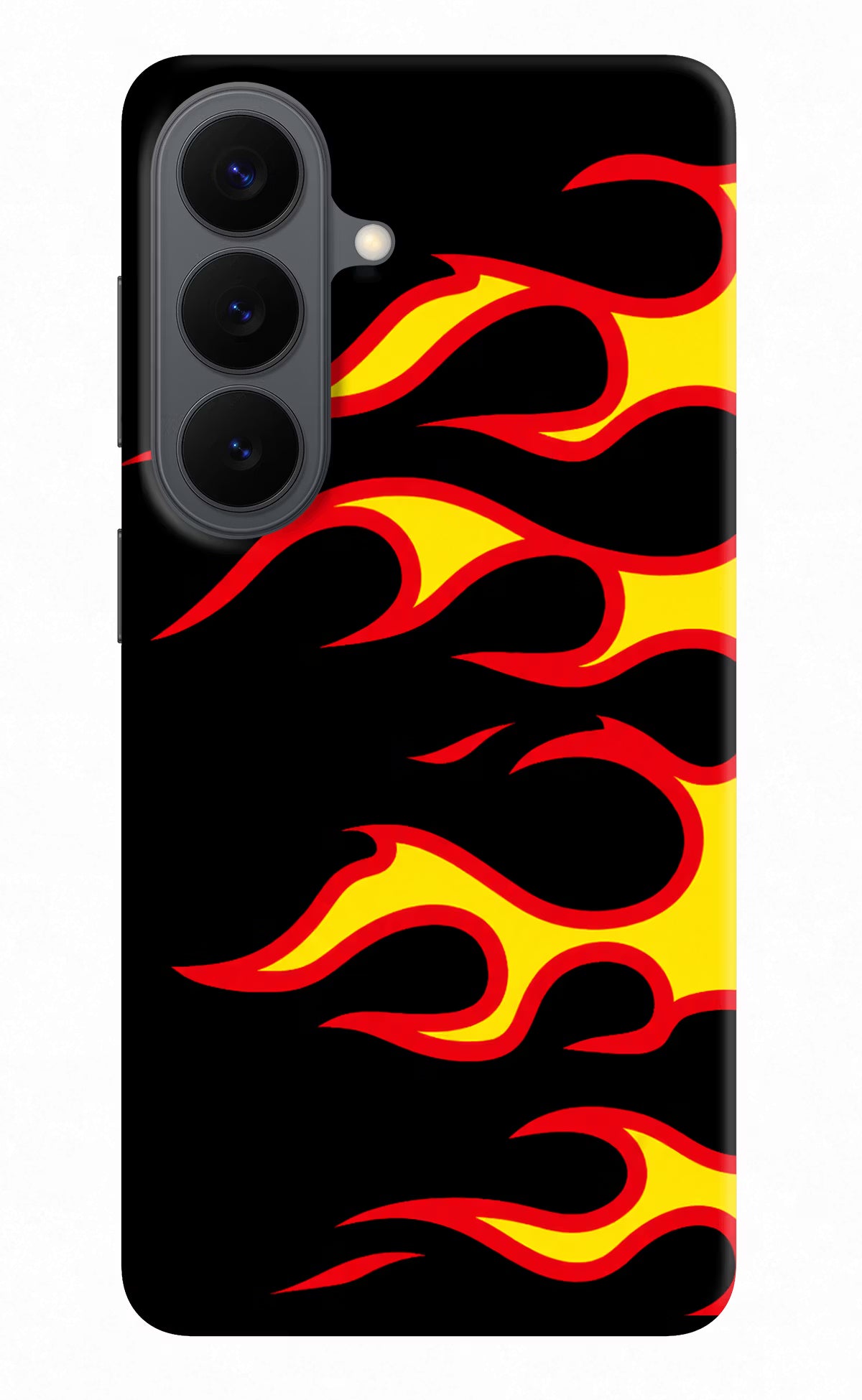 Side Sweep Flames Samsung S26 Back Cover - Side Sweep Flames Samsung S26 Hard Case Back Cover by Casekaro Side Sweep Flames Samsung S26 Hard Case Back Cover by Casekaro