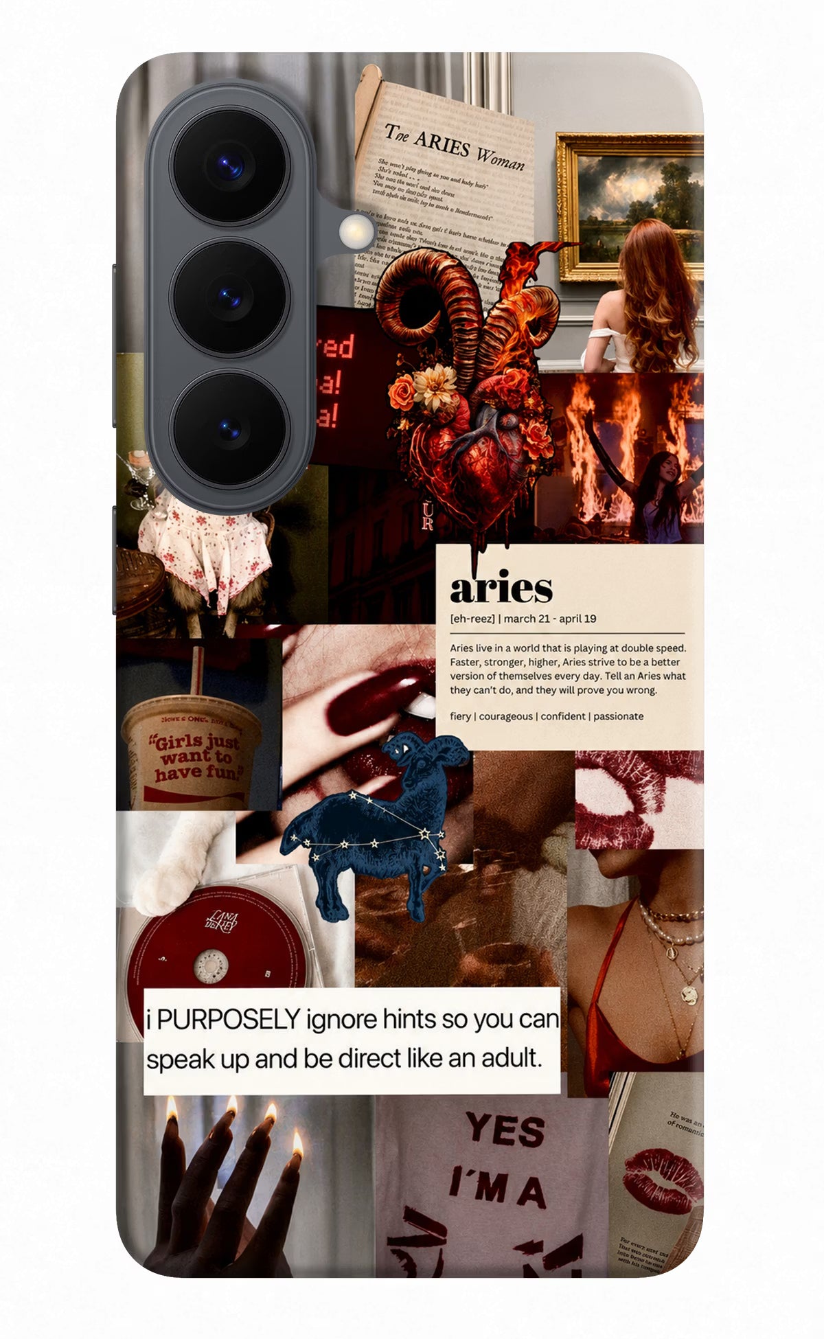 Zodiac Aries Samsung S26 Back Cover - Zodiac Aries Samsung S26 Back Cover Zodiac Aries Samsung S26 Back Cover