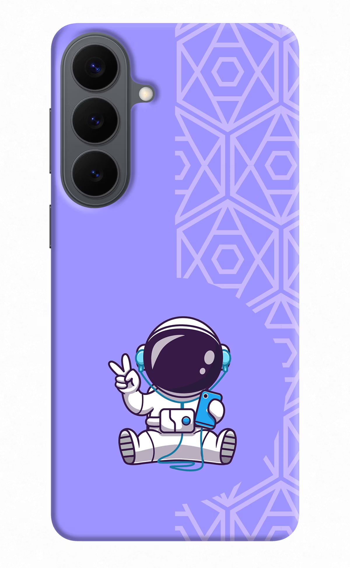 Cute Astronaut Chilling Samsung S26 Plus Back Cover - Cute Astronaut Chilling Samsung S26 Plus Back Cover Cute Astronaut Chilling Samsung S26 Plus Back Cover
