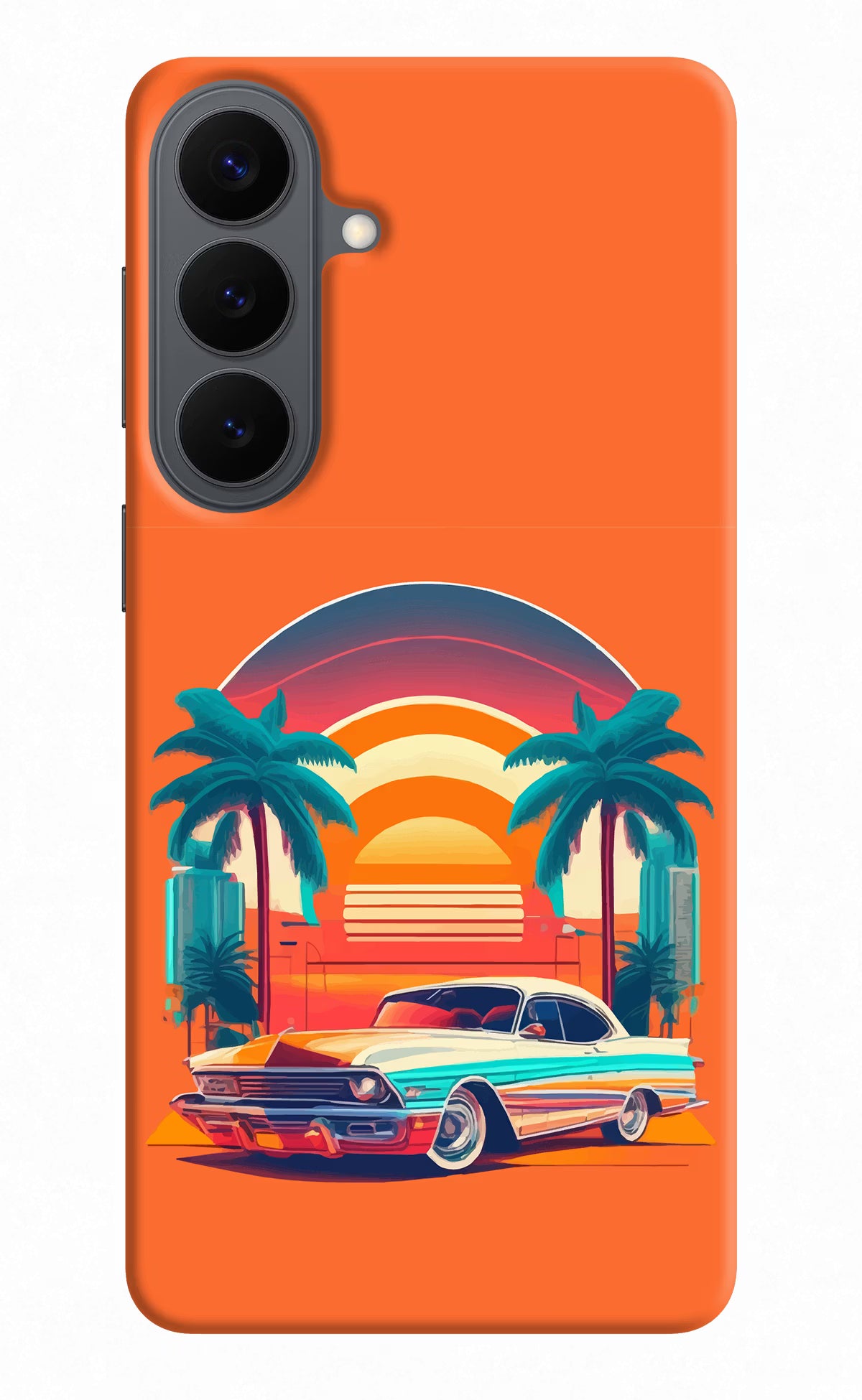 Palm Drive 80s Samsung S26 Plus Back Cover - Palm Drive 80s Samsung S26 Plus Back Cover Palm Drive 80s Samsung S26 Plus Back Cover