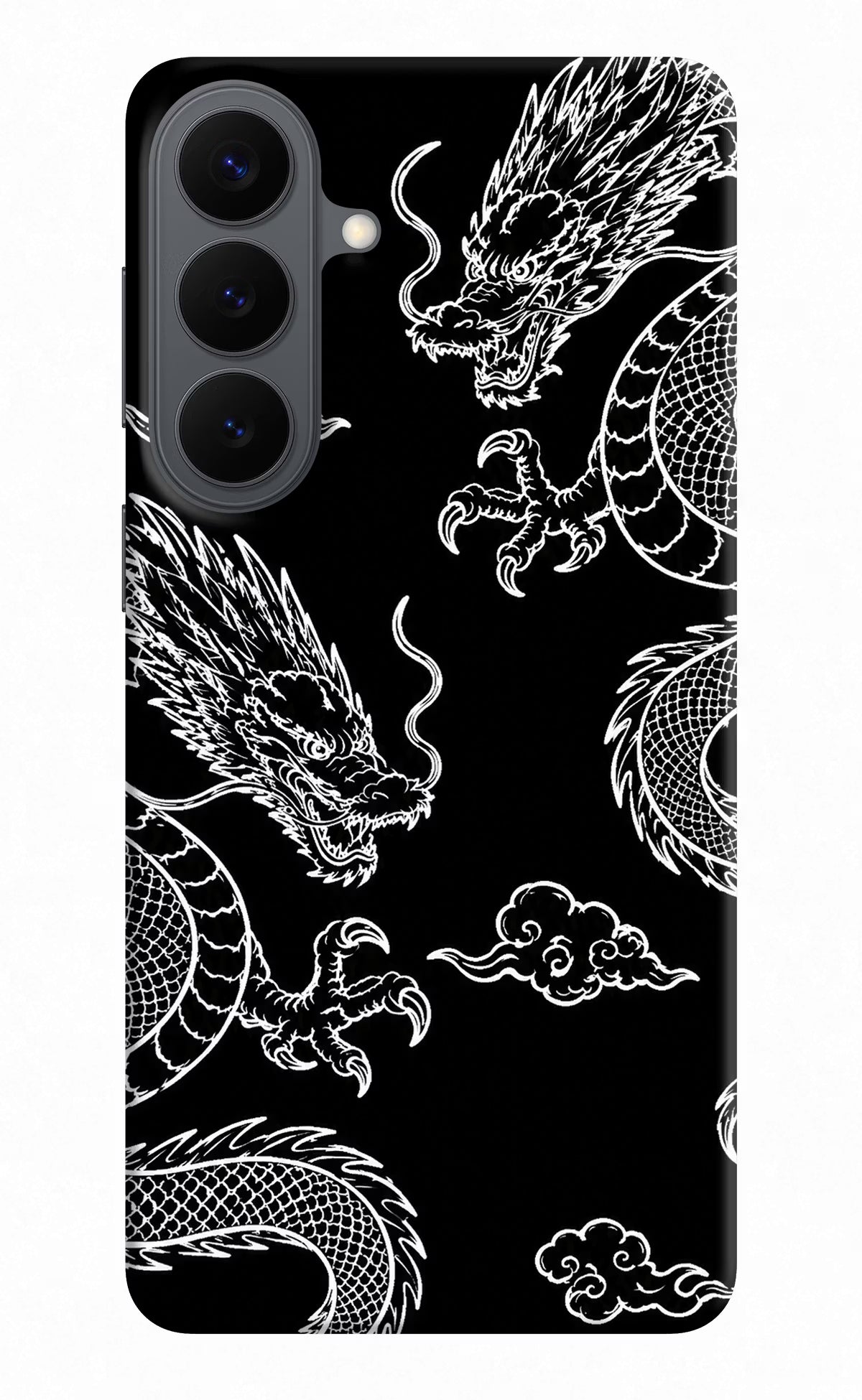 Twin Dragons Samsung S26 Plus Back Cover - Twin Dragons Samsung S26 Plus Hard Case Back Cover by Casekaro Twin Dragons Samsung S26 Plus Hard Case Back Cover by Casekaro
