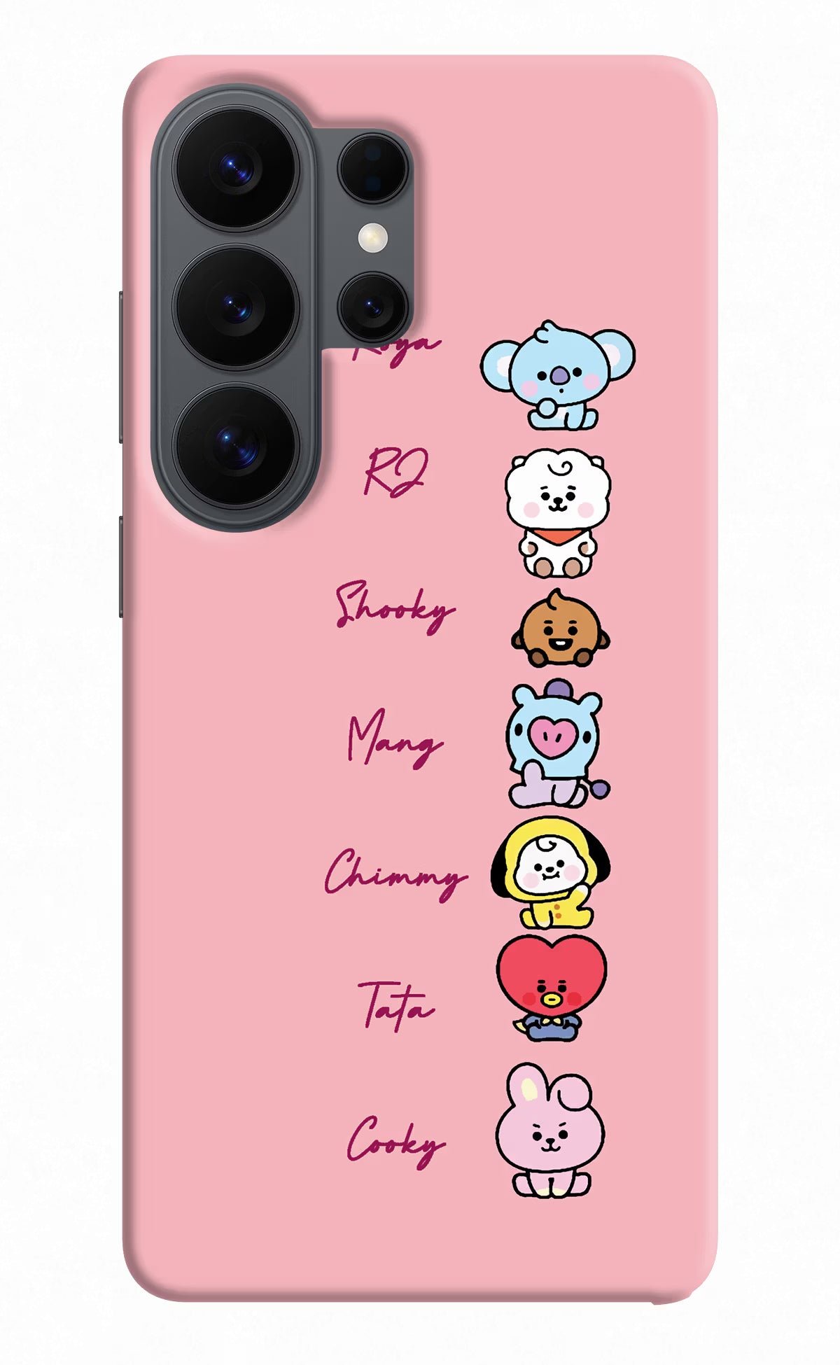 BTS names Samsung S26 Ultra Back Cover - BTS names Samsung S26 Ultra Back Cover BTS names Samsung S26 Ultra Back Cover