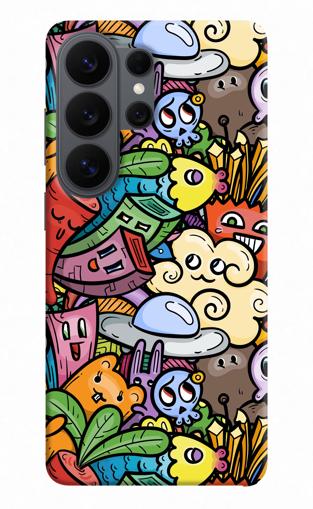 Veggie Doodle Samsung S26 Ultra Back Cover - Veggie Doodle Samsung S26 Ultra Back Cover Veggie Doodle Samsung S26 Ultra Back Cover