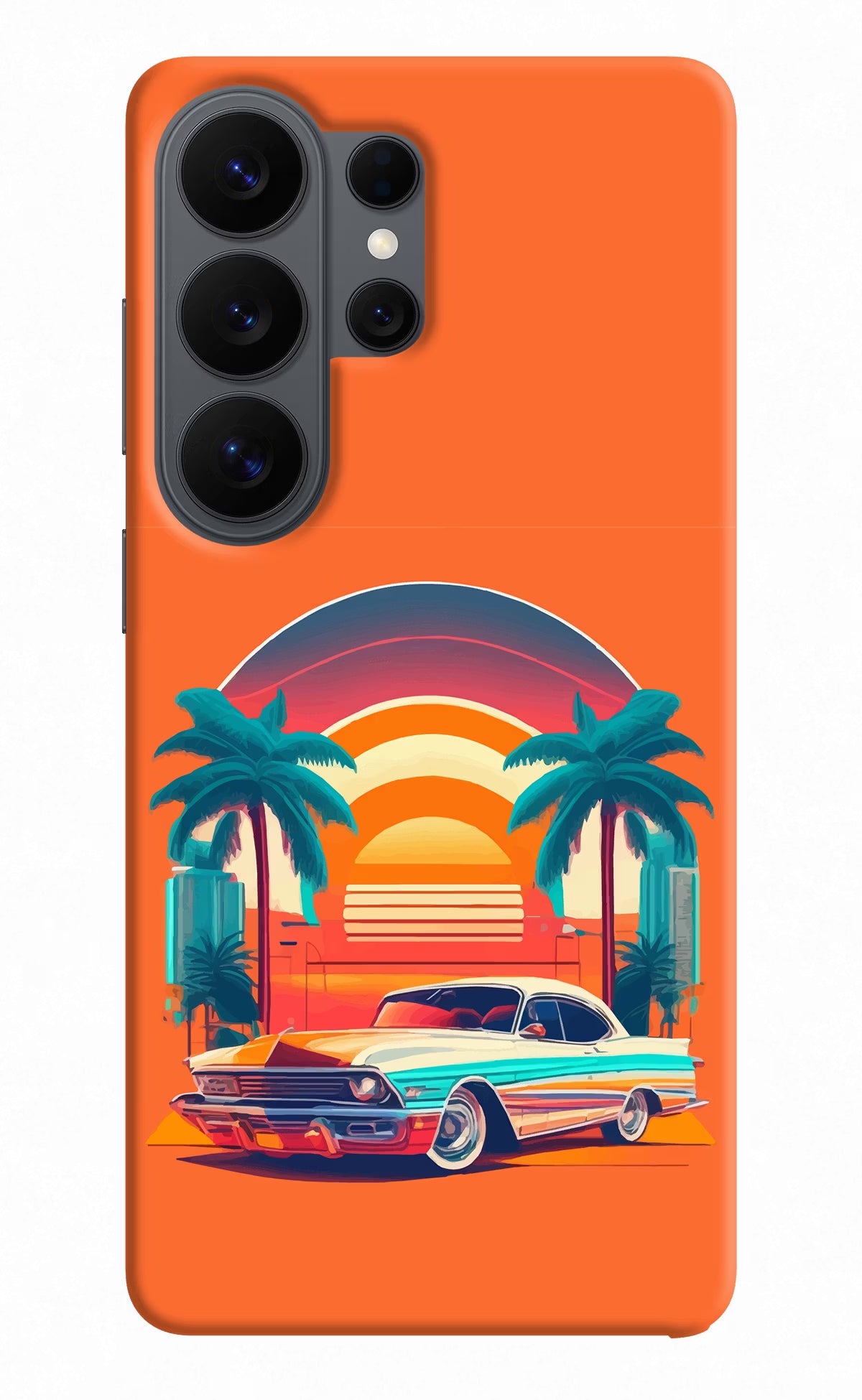 Palm Drive 80s Samsung S26 Ultra Back Cover - Palm Drive 80s Samsung S26 Ultra Back Cover Palm Drive 80s Samsung S26 Ultra Back Cover