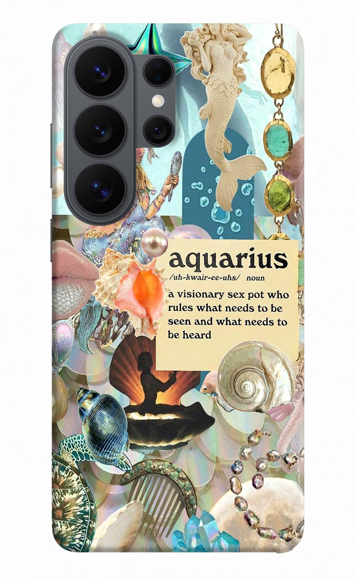 Aquarius Zodiac Samsung S26 Ultra Back Cover - Aquarius Zodiac Samsung S26 Ultra Back Cover Aquarius Zodiac Samsung S26 Ultra Back Cover