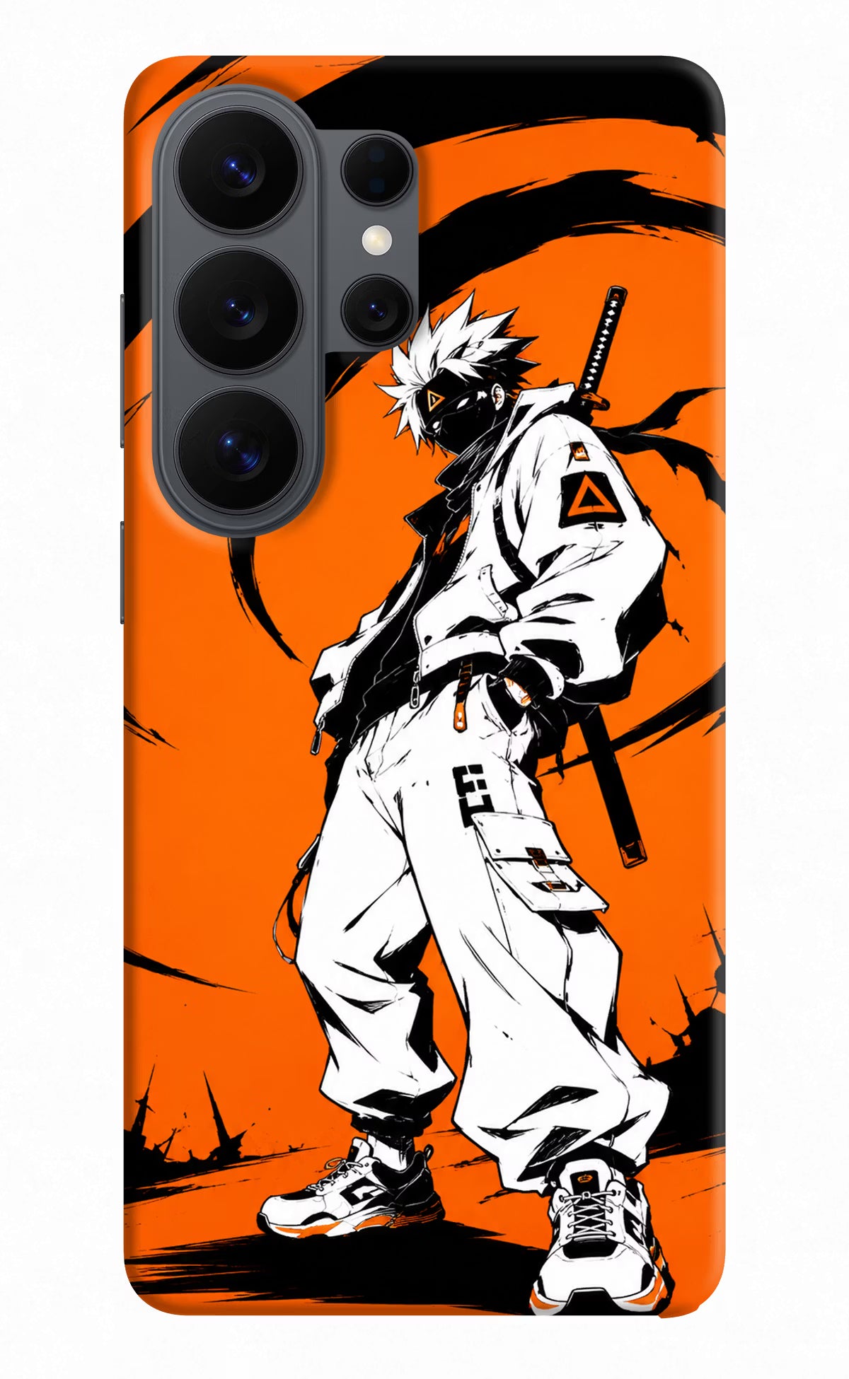 Street Samurai Samsung S26 Ultra Back Cover - Street Samurai Samsung S26 Ultra Hard Case Back Cover by Casekaro Street Samurai Samsung S26 Ultra Hard Case Back Cover by Casekaro
