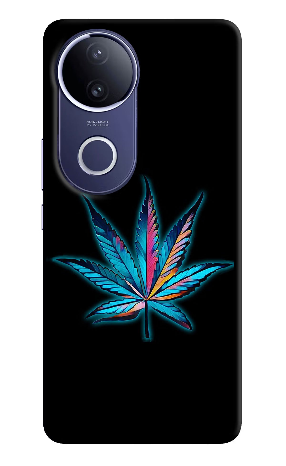Weed Vivo V50e 5G Back Cover - Weed Vivo V50e 5G Hard Case Back Cover by Casekaro Weed Vivo V50e 5G Hard Case Back Cover by Casekaro