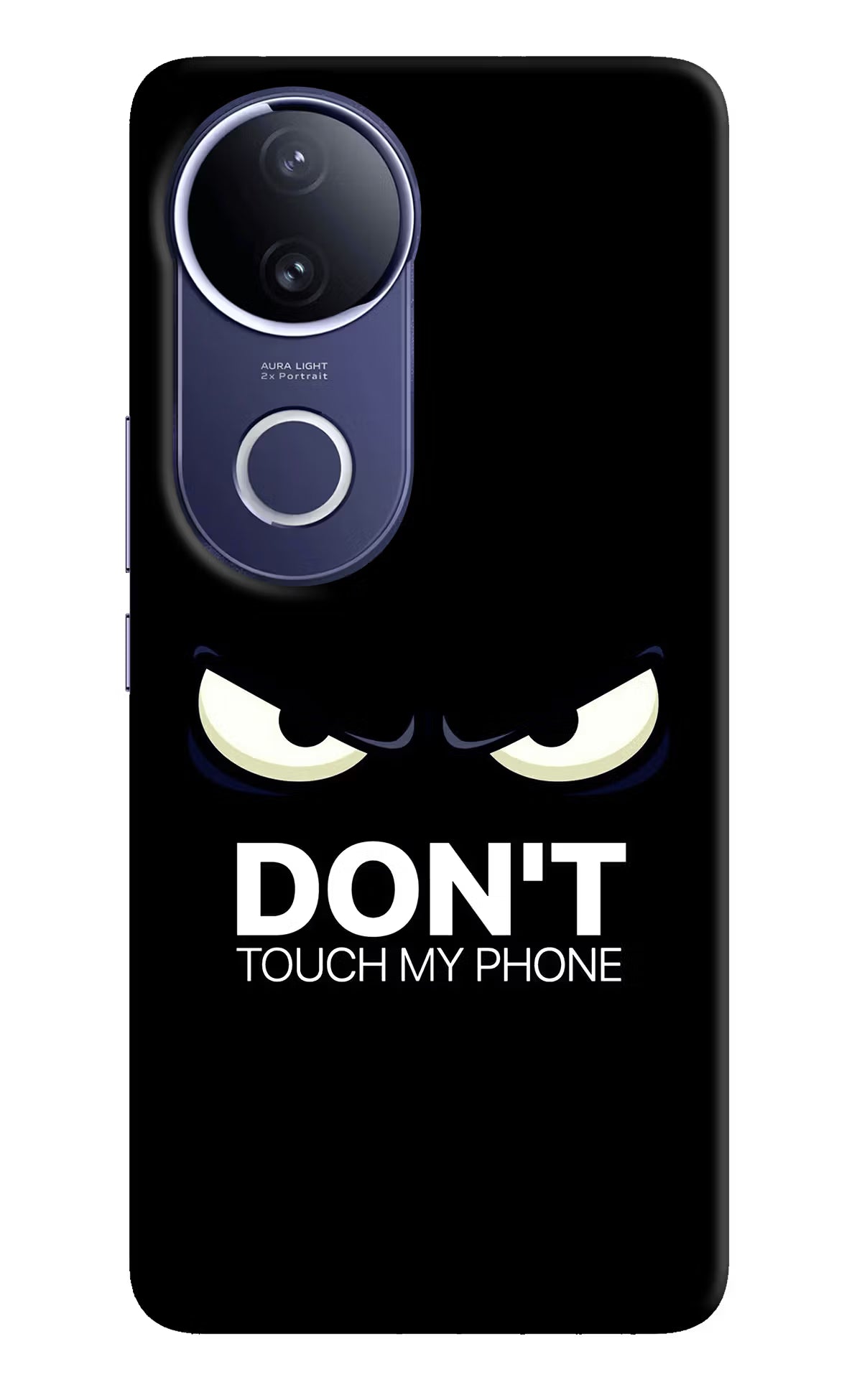 Don'T Touch My Phone Vivo V50e 5G Back Cover - Don'T Touch My Phone Vivo V50e 5G Hard Case Back Cover by Casekaro Don'T Touch My Phone Vivo V50e 5G Hard Case Back Cover by Casekaro