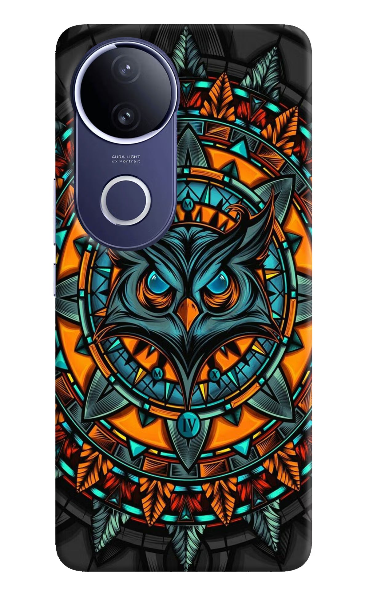 Angry Owl Art Vivo V50e 5G Back Cover - Angry Owl Art Vivo V50e 5G Hard Case Back Cover by Casekaro Angry Owl Art Vivo V50e 5G Hard Case Back Cover by Casekaro