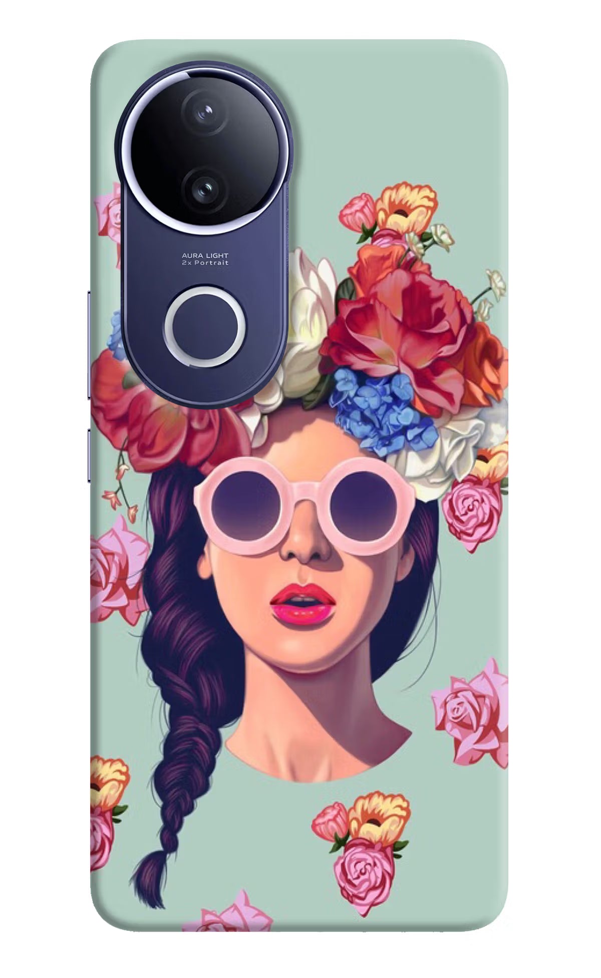Pretty Girl Vivo V50e 5G Back Cover - Pretty Girl Vivo V50e 5G Hard Case Back Cover by Casekaro Pretty Girl Vivo V50e 5G Hard Case Back Cover by Casekaro