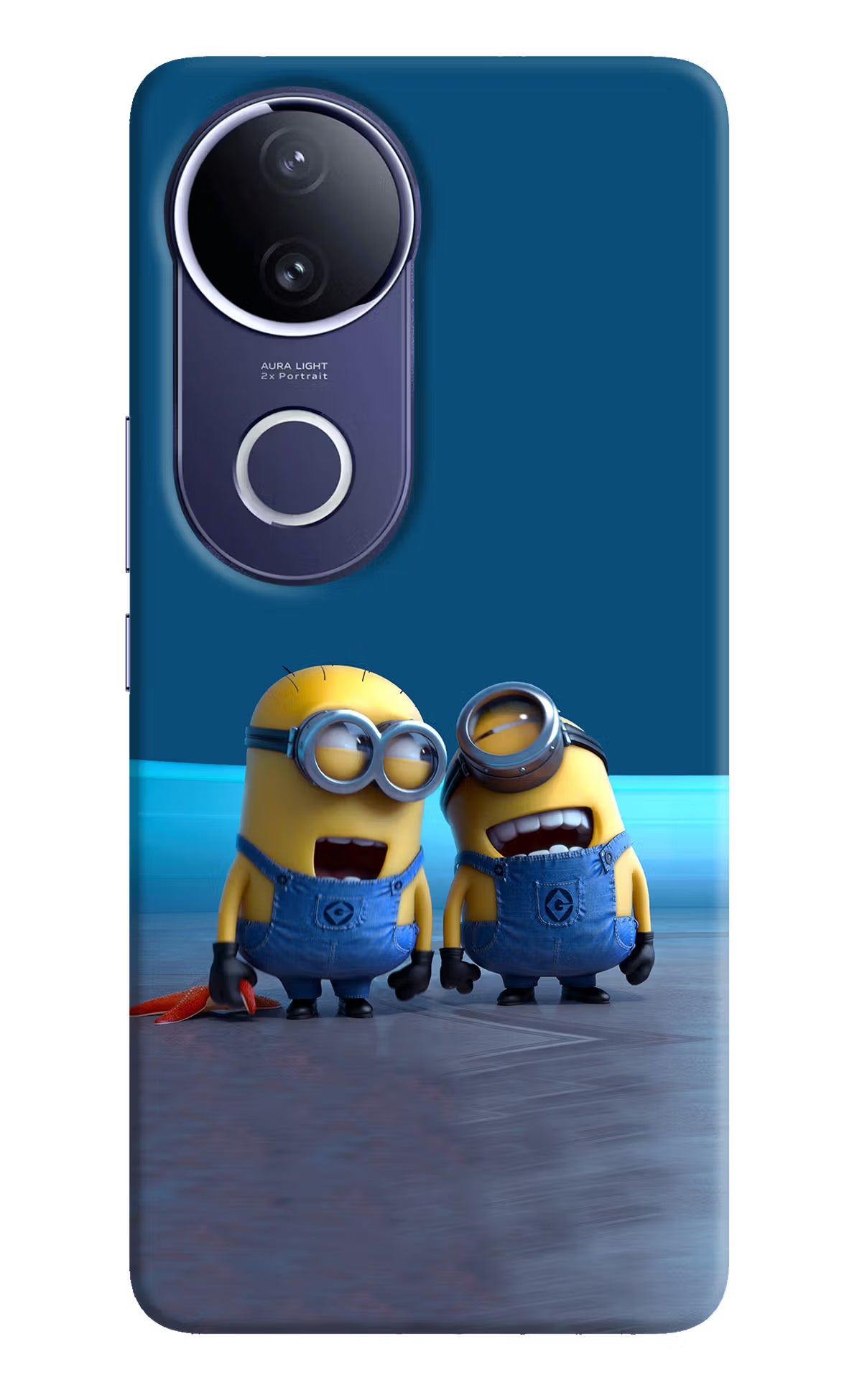 Minion Laughing Vivo V50e 5G Back Cover - Minion Laughing Vivo V50e 5G Hard Case Back Cover by Casekaro Minion Laughing Vivo V50e 5G Hard Case Back Cover by Casekaro