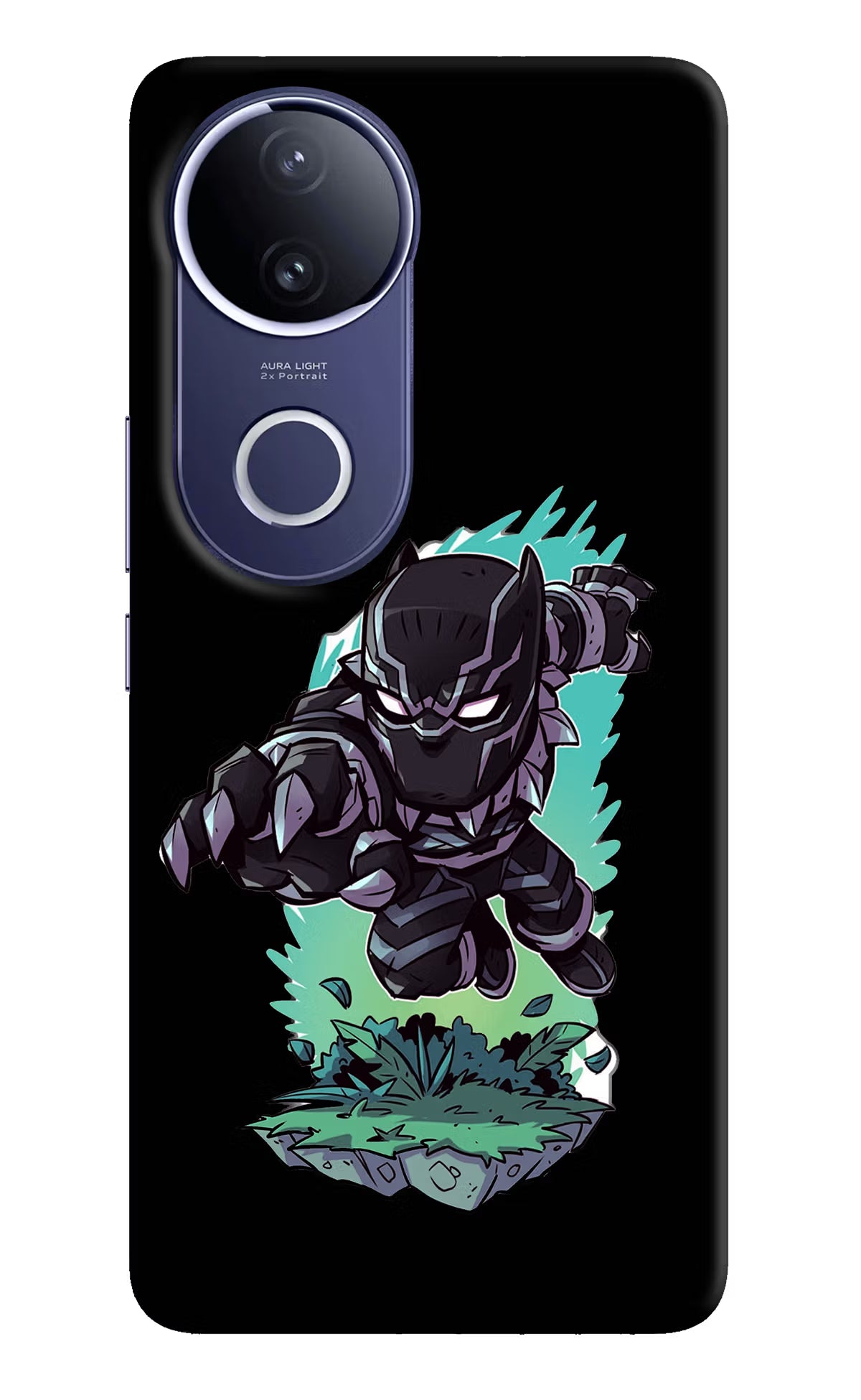Black Panther Vivo V50e 5G Back Cover - Black Panther Vivo V50e 5G Hard Case Back Cover by Casekaro Black Panther Vivo V50e 5G Hard Case Back Cover by Casekaro