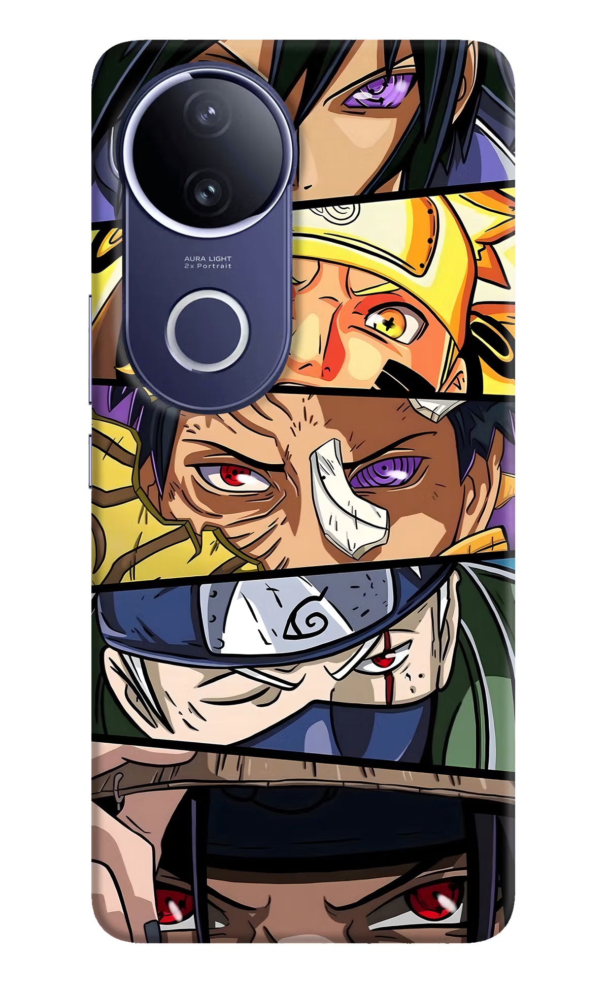 Naruto Character Vivo V50e 5G Back Cover - Naruto Character Vivo V50e 5G Hard Case Back Cover by Casekaro Naruto Character Vivo V50e 5G Hard Case Back Cover by Casekaro